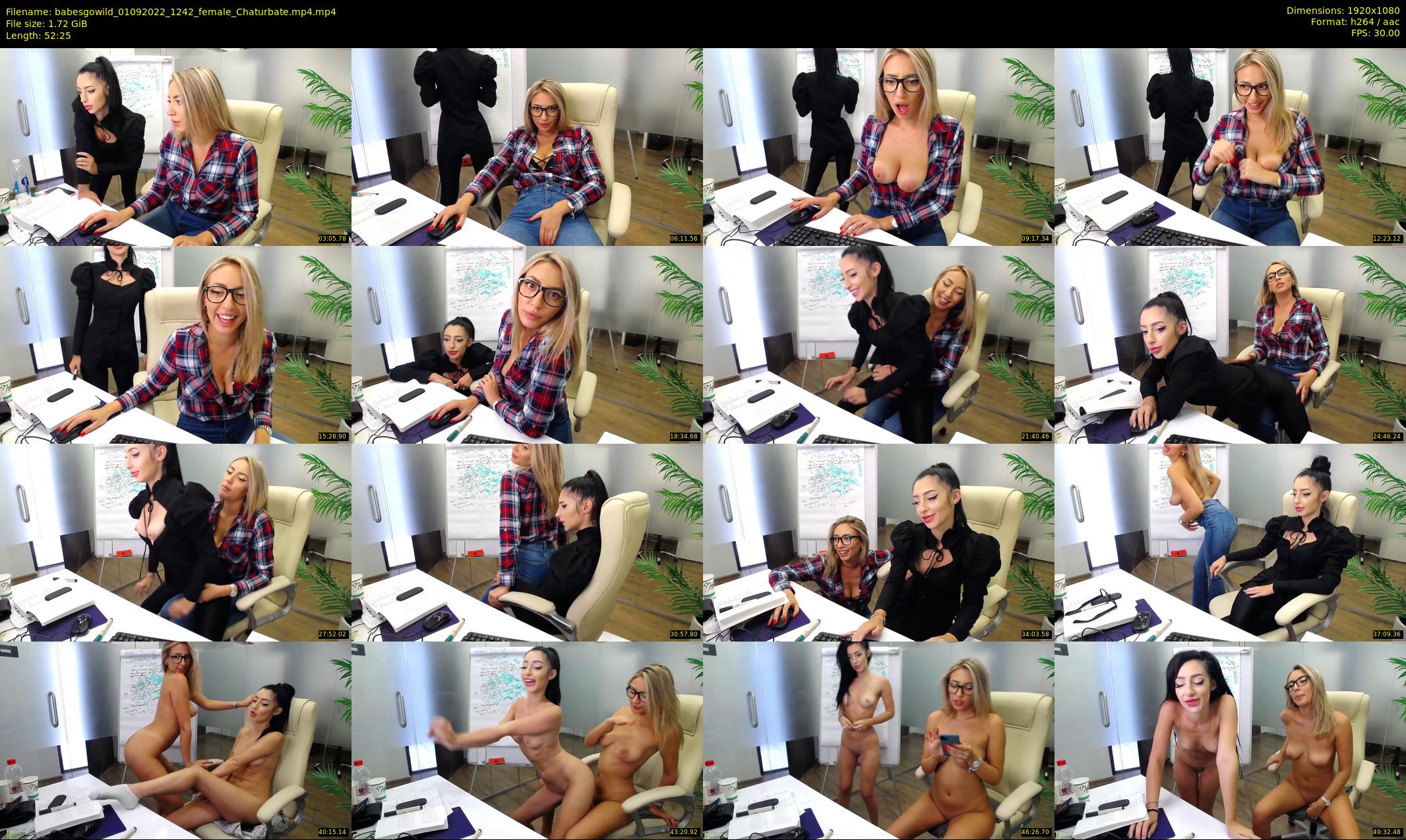babesgowild — 53 minute Chaturbate couple cam show recording, 1080p, Sep 1, 2022