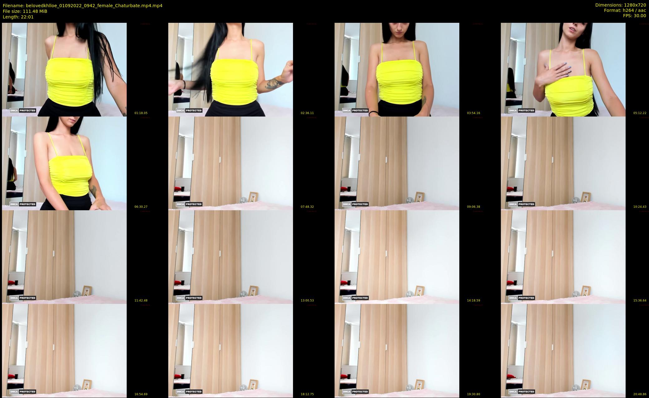 belovedkhlloe — 23 minute Chaturbate female cam show recording, 720p, Sep 1, 2022