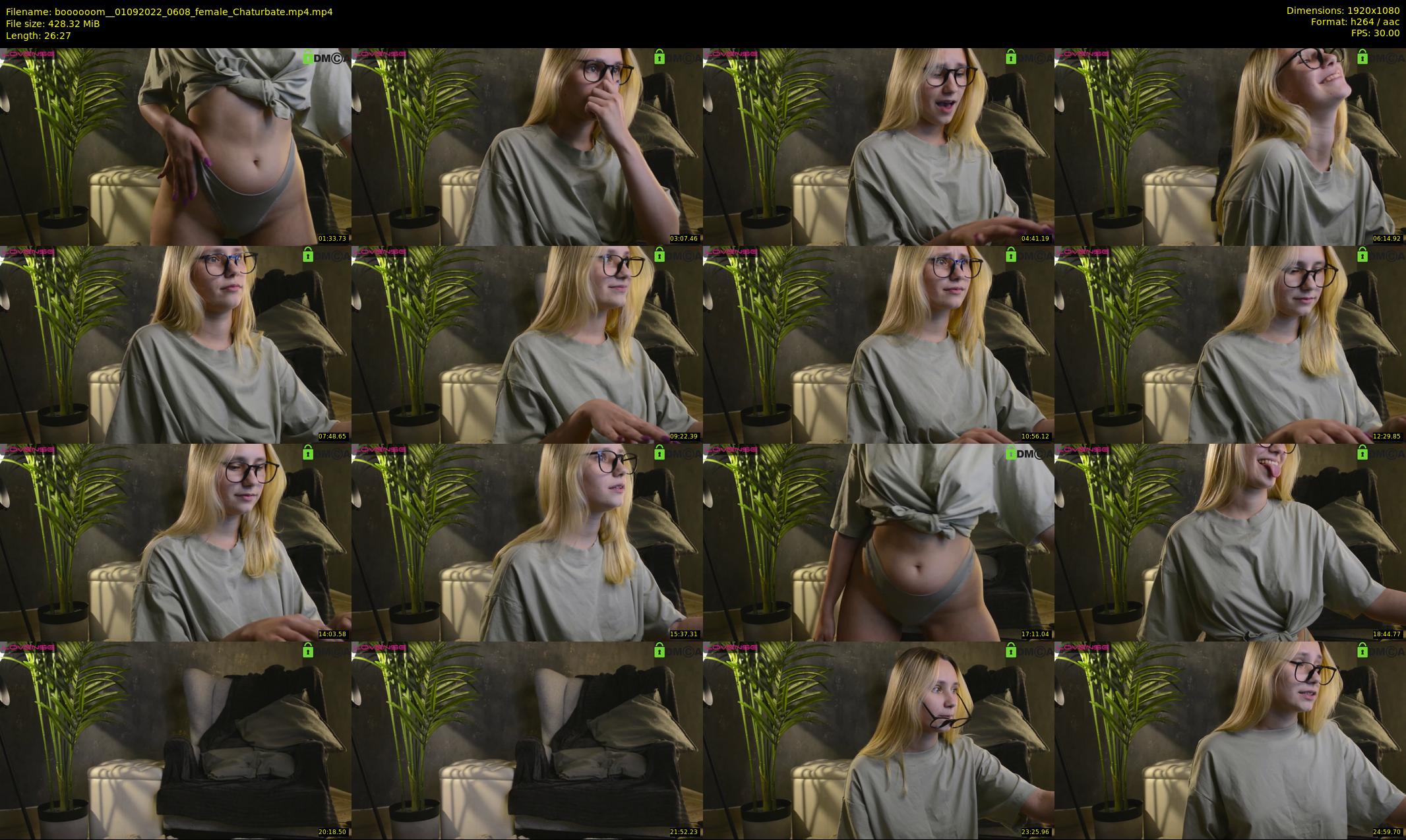 boooooom_ — 27 minute Chaturbate female cam show recording, 1080p, Sep 1, 2022