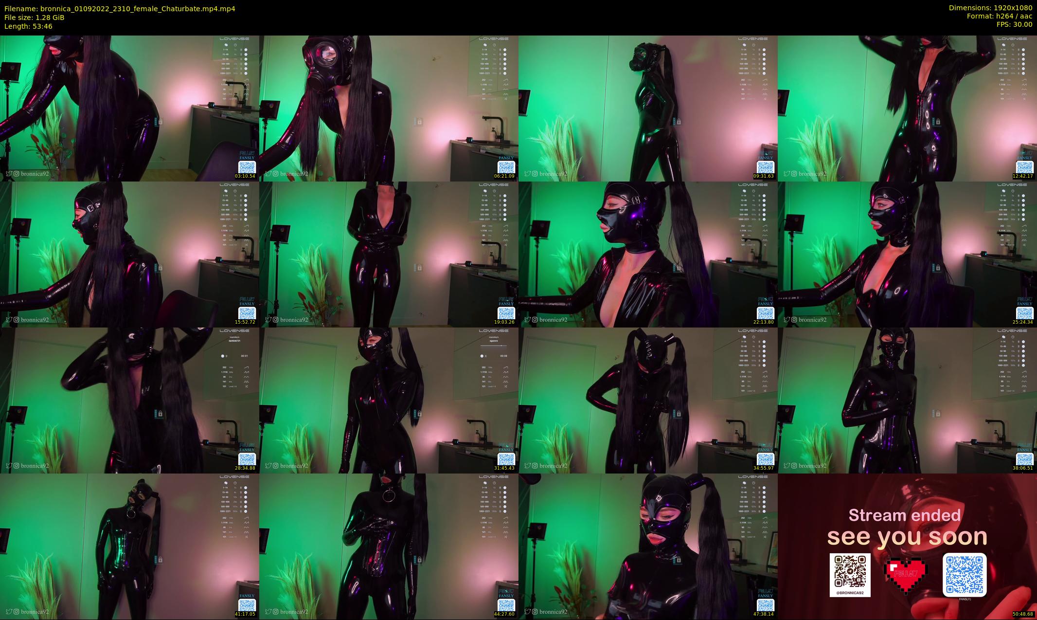 bronnica — 54 minute Chaturbate female cam show recording, 1080p, Sep 1, 2022