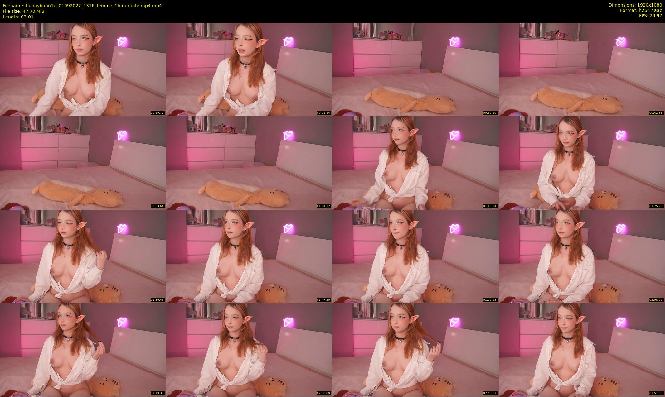bunnybonn1e — 4 minute Chaturbate female cam show recording, 1080p, Sep 1, 2022