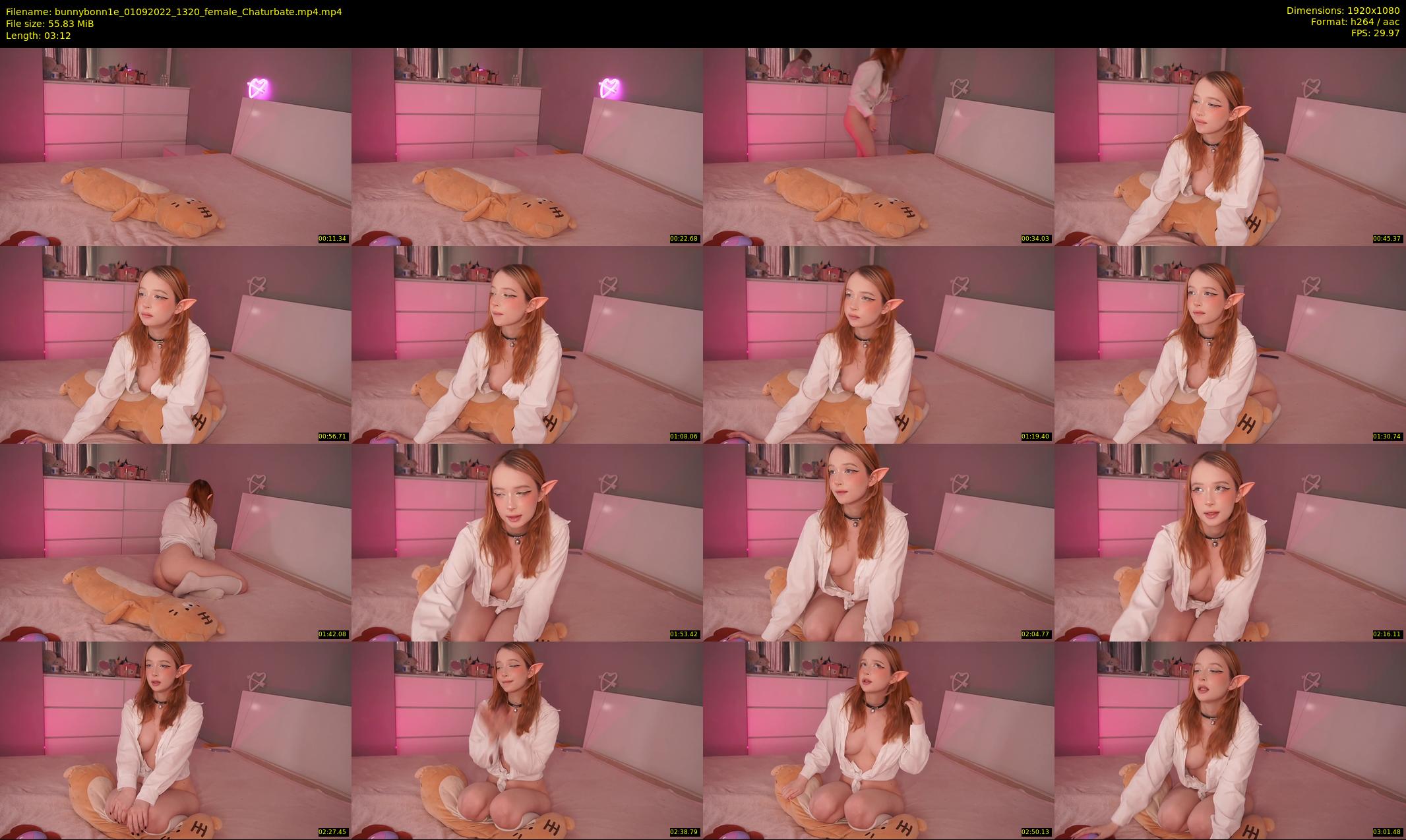 bunnybonn1e — 4 minute Chaturbate female cam show recording, 1080p, Sep 1, 2022