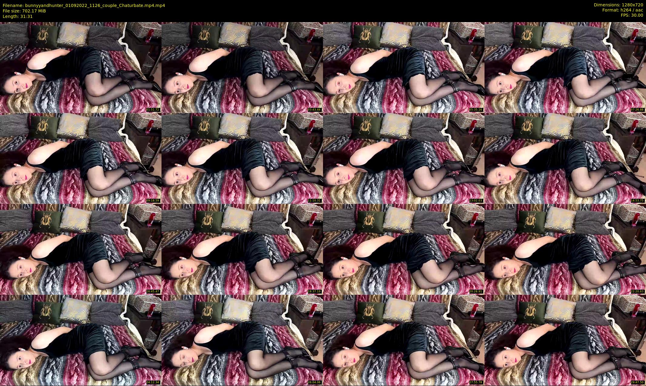bunnyyandhunter — 32 minute Chaturbate couple cam show recording, 720p, Sep 1, 2022
