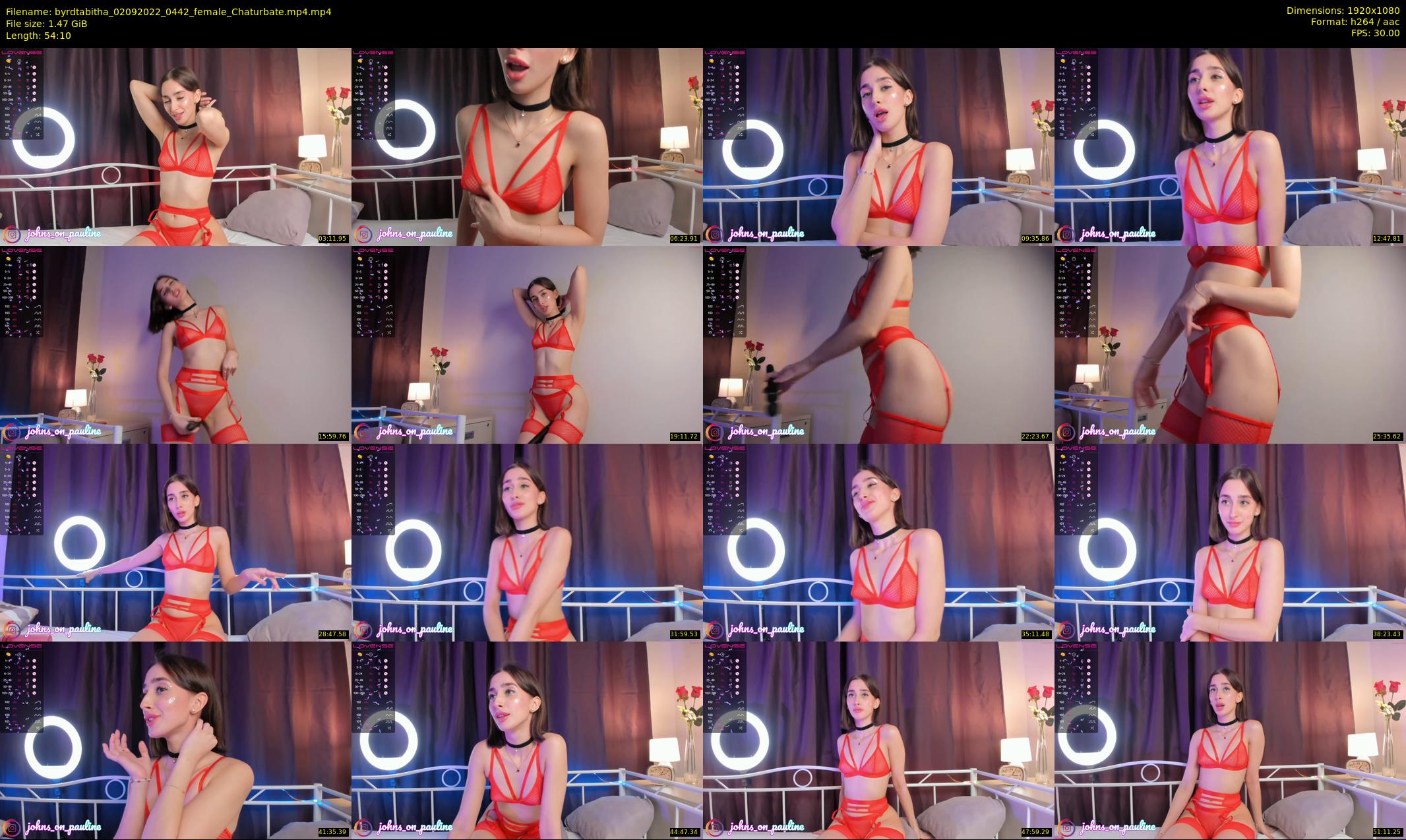 byrdtabitha — 55 minute Chaturbate female cam show recording, 1080p, Sep 2, 2022