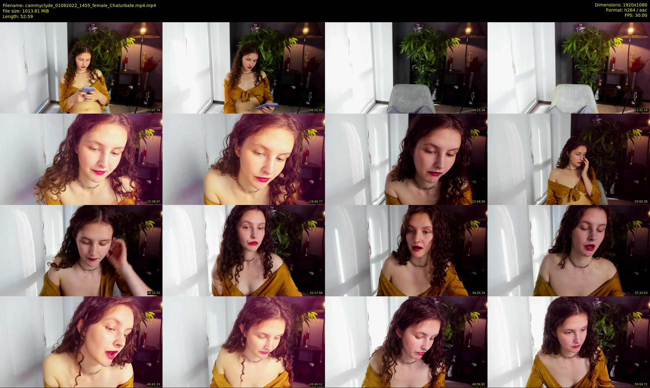 cammyclyde — 53 minute Chaturbate female cam show recording, 1080p, Sep 1, 2022
