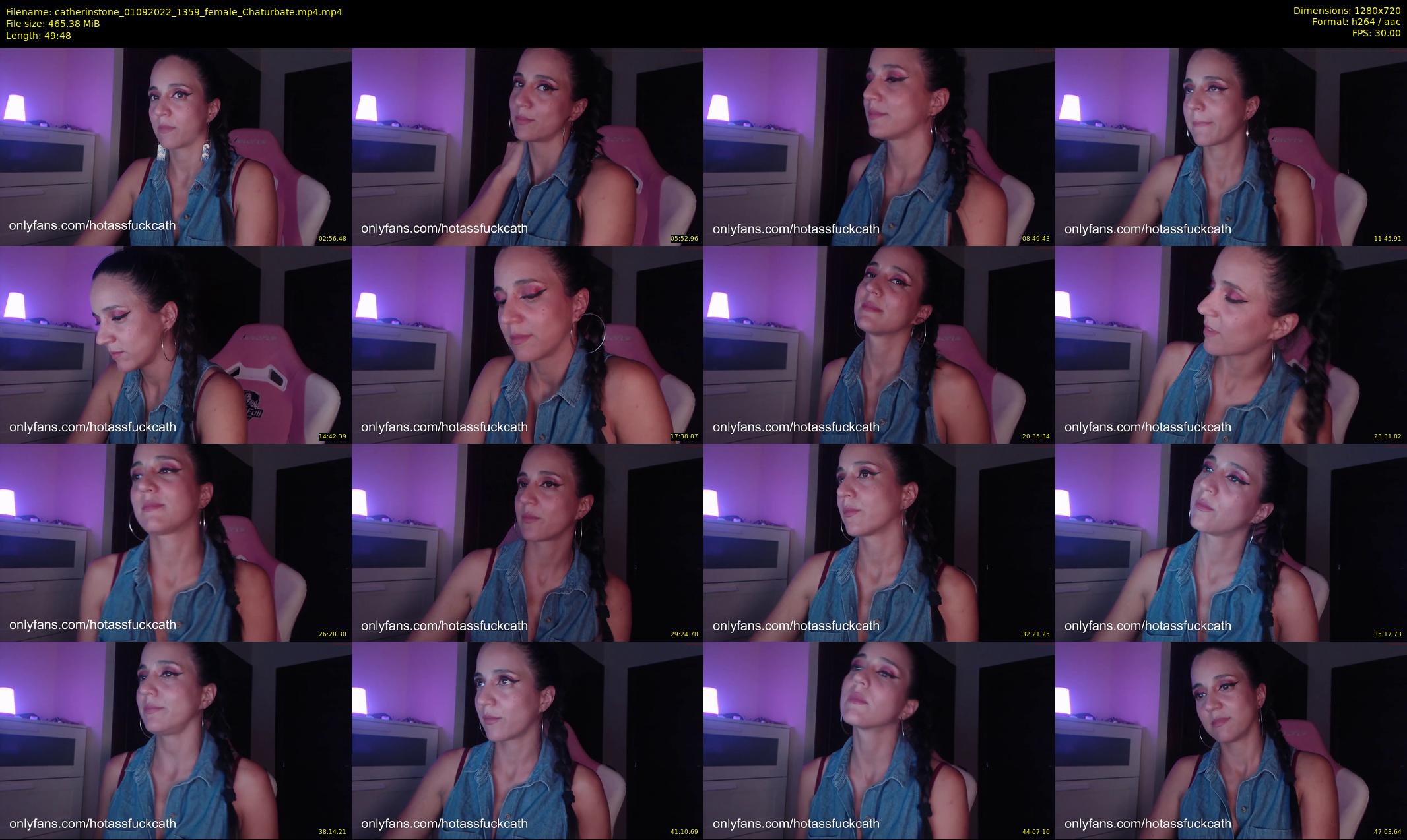catherinstone — 50 minute Chaturbate female cam show recording, 720p, Sep 1, 2022
