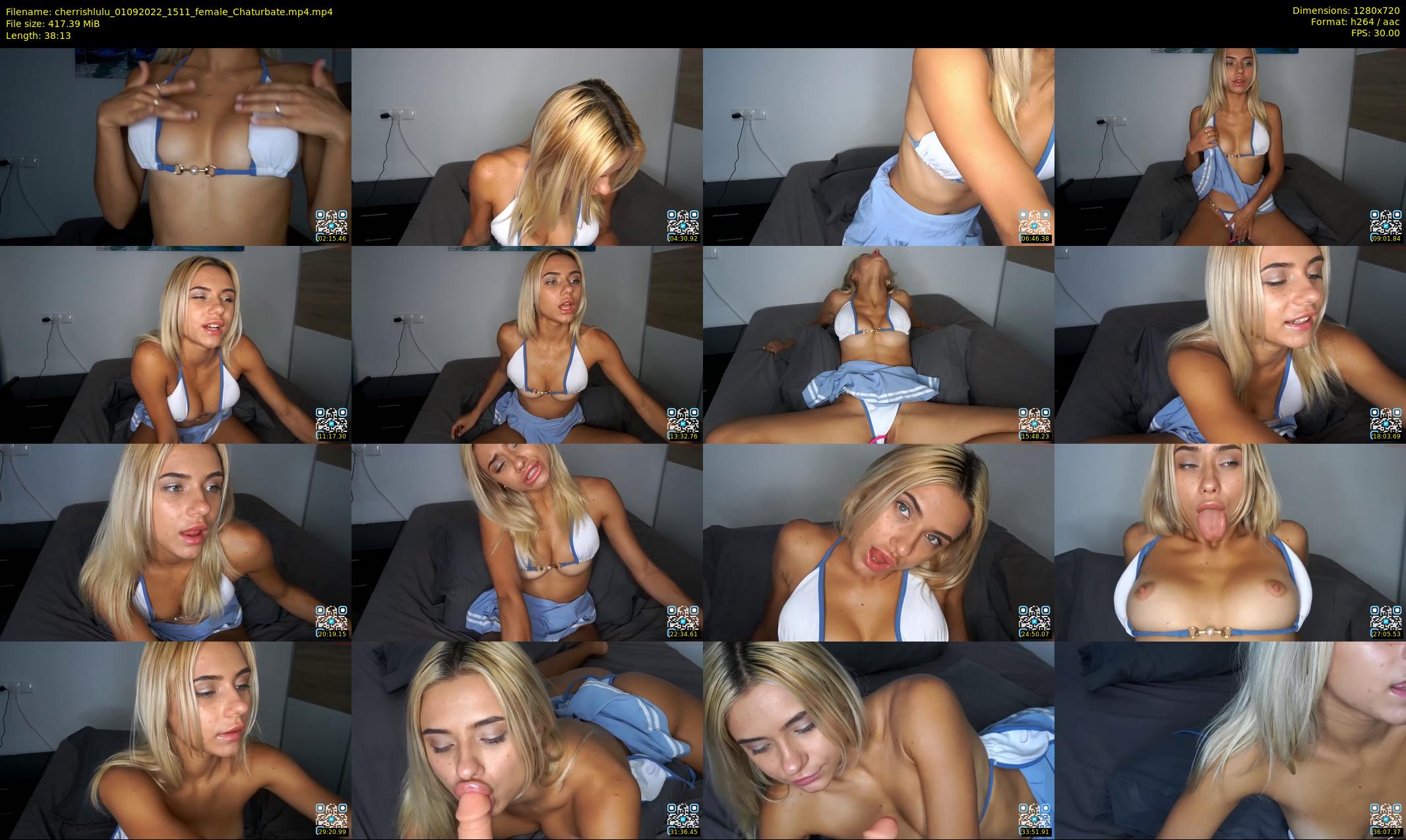 cherrishlulu — 39 minute Chaturbate female cam show recording, 720p, Sep 1, 2022