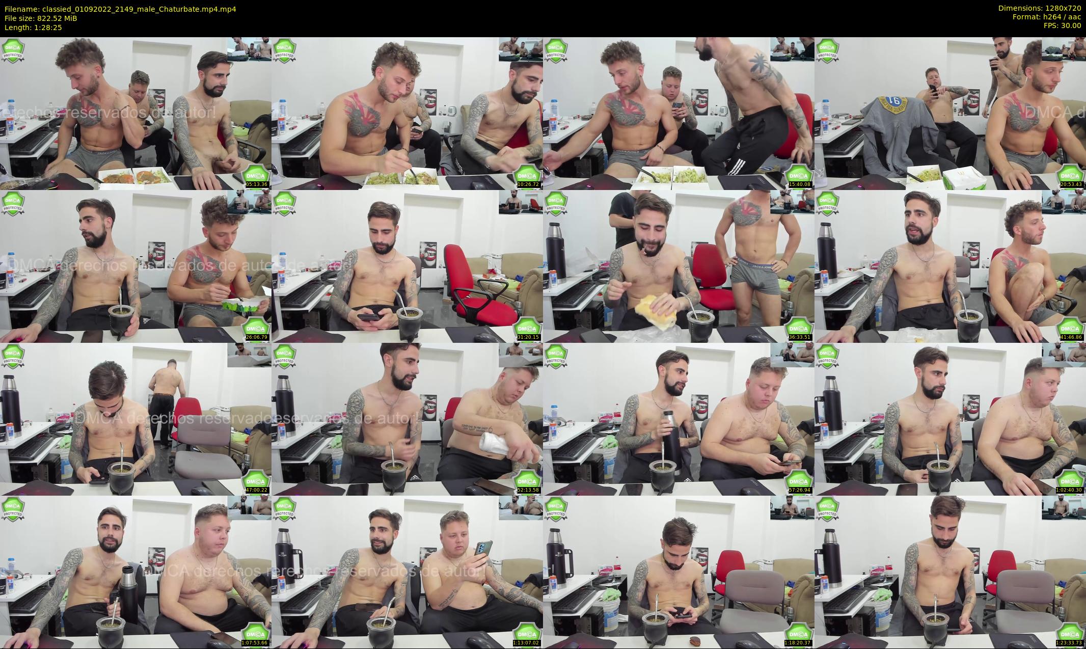 classied — 89 minute Chaturbate male cam show recording, 720p, Sep 1, 2022