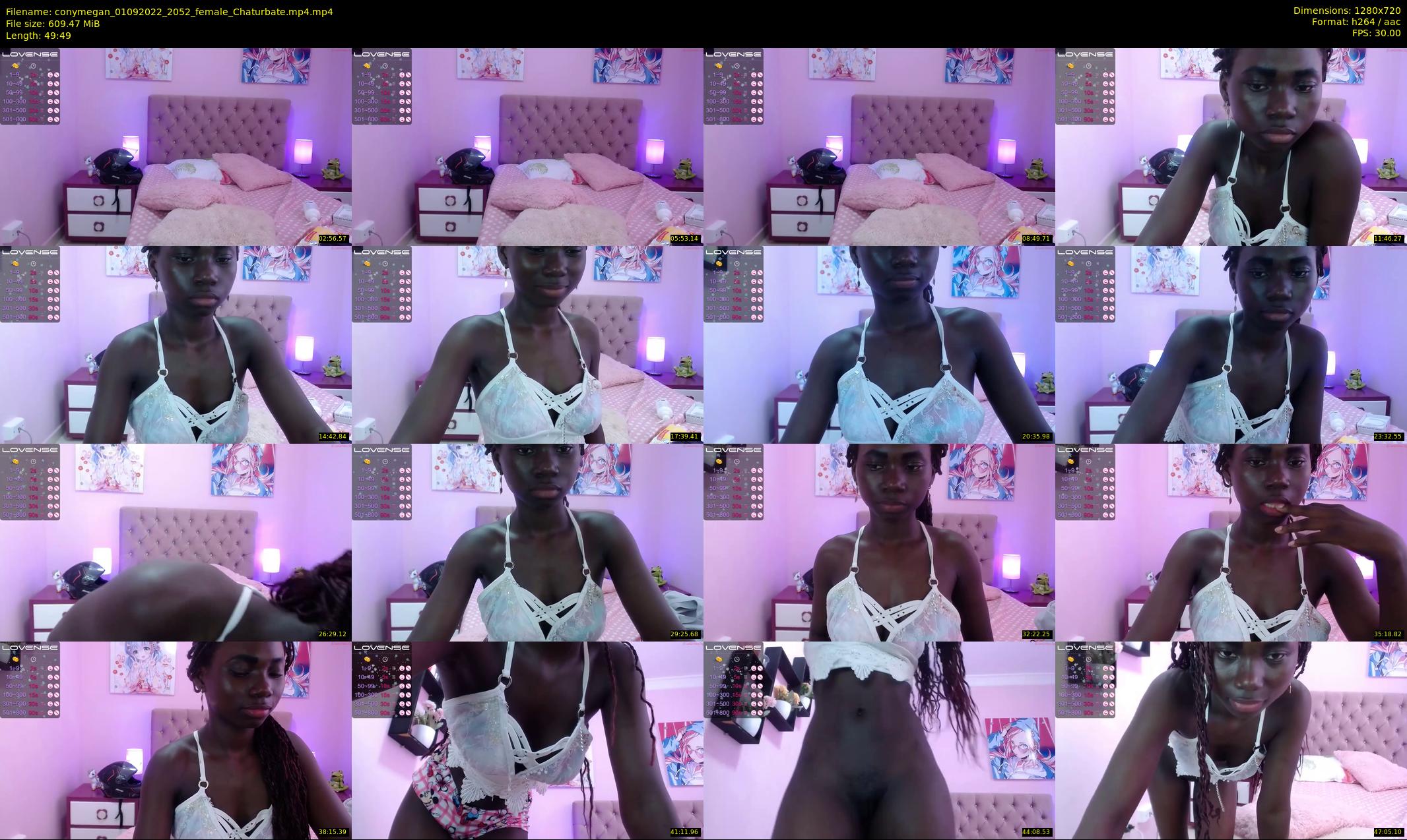 conymegan — 50 minute Chaturbate female cam show recording, 720p, Sep 1, 2022