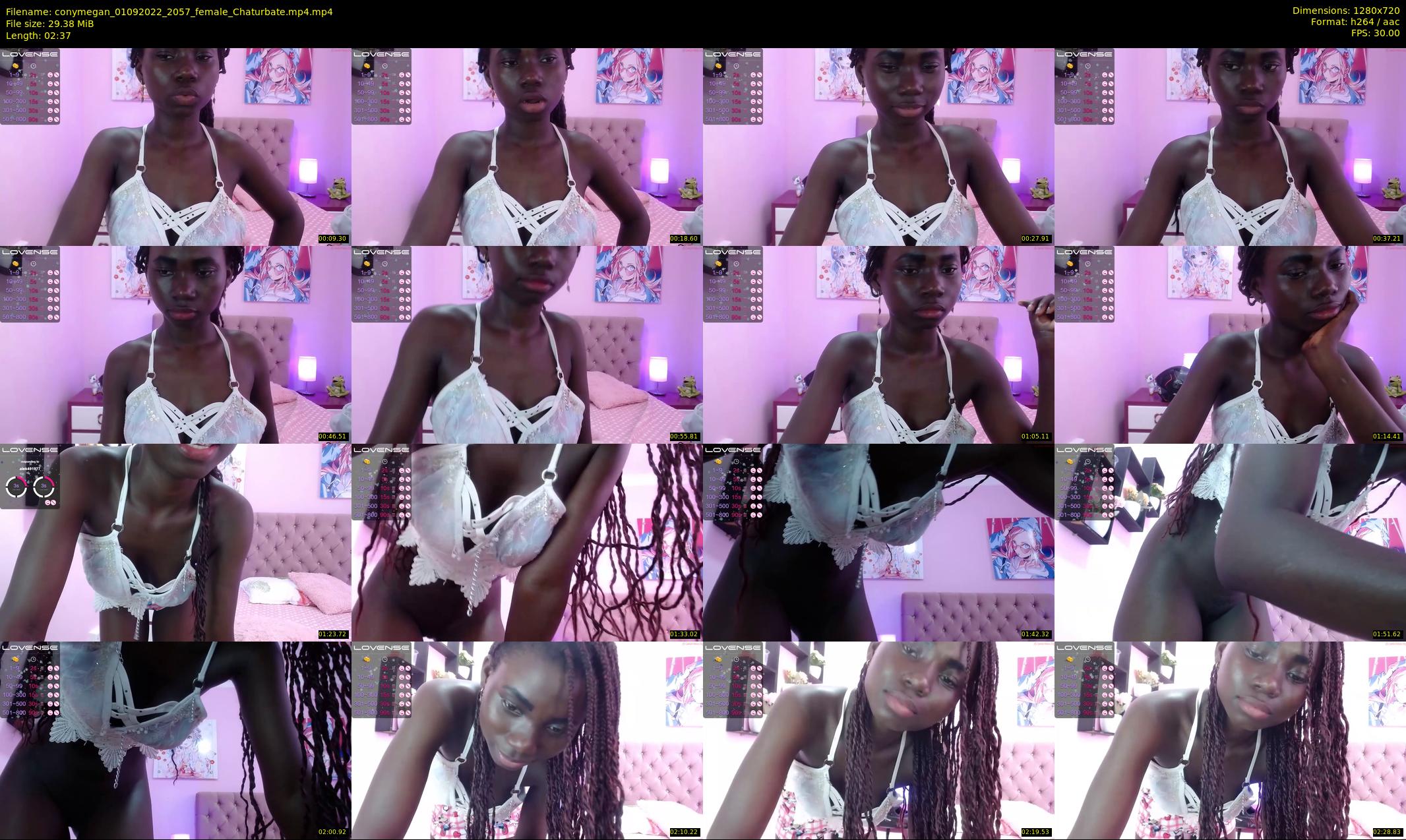 conymegan — 3 minute Chaturbate female cam show recording, 720p, Sep 1, 2022