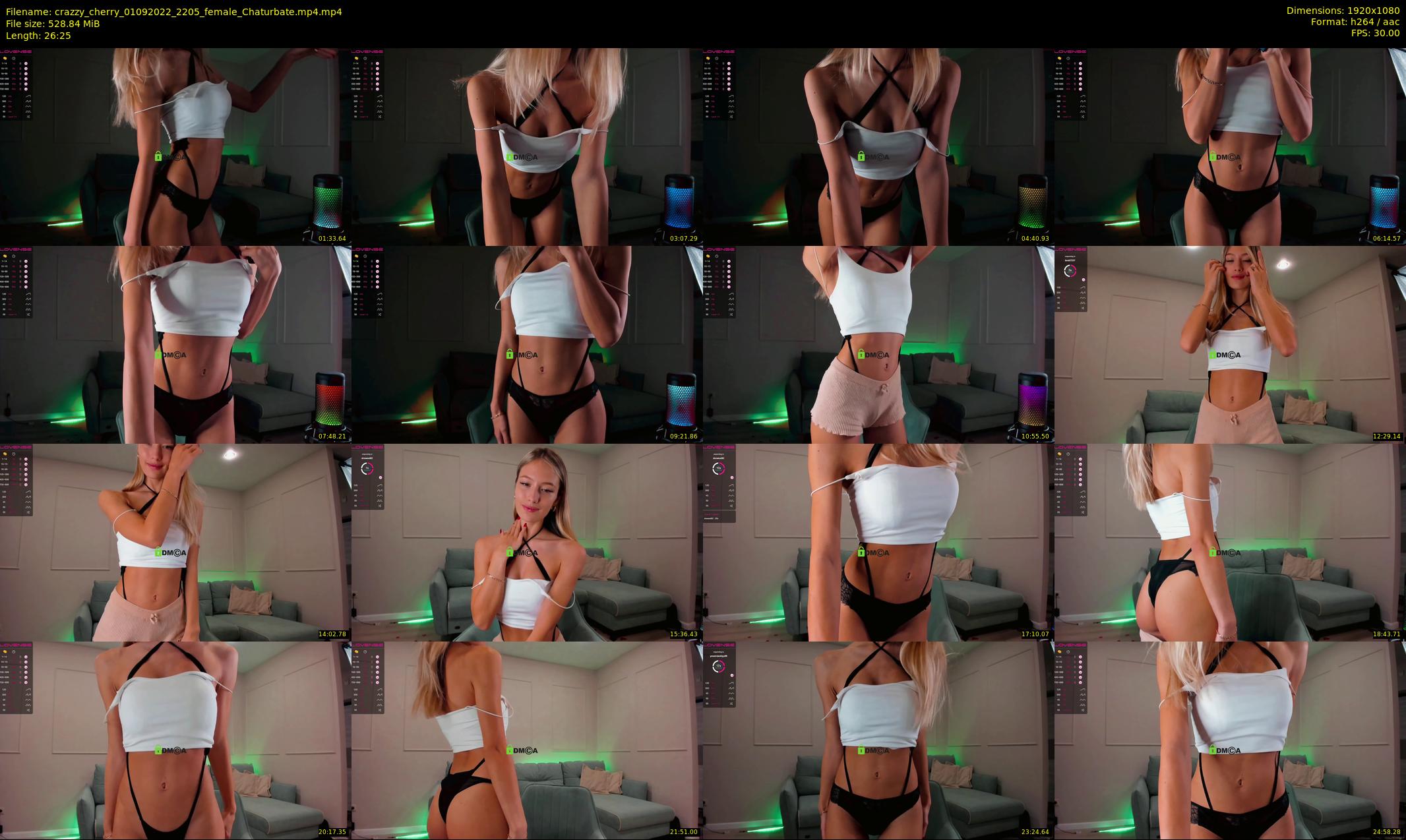 crazzy_cherry — 27 minute Chaturbate female cam show recording, 1080p, Sep 1, 2022