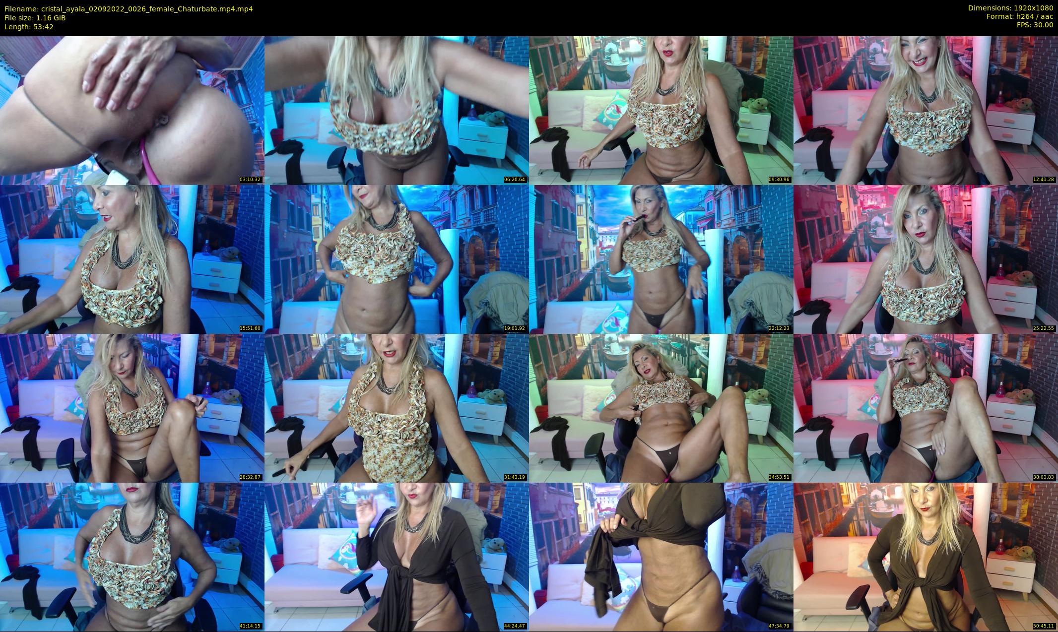 cristal_ayala — 54 minute Chaturbate female cam show recording, 1080p, Sep 2, 2022