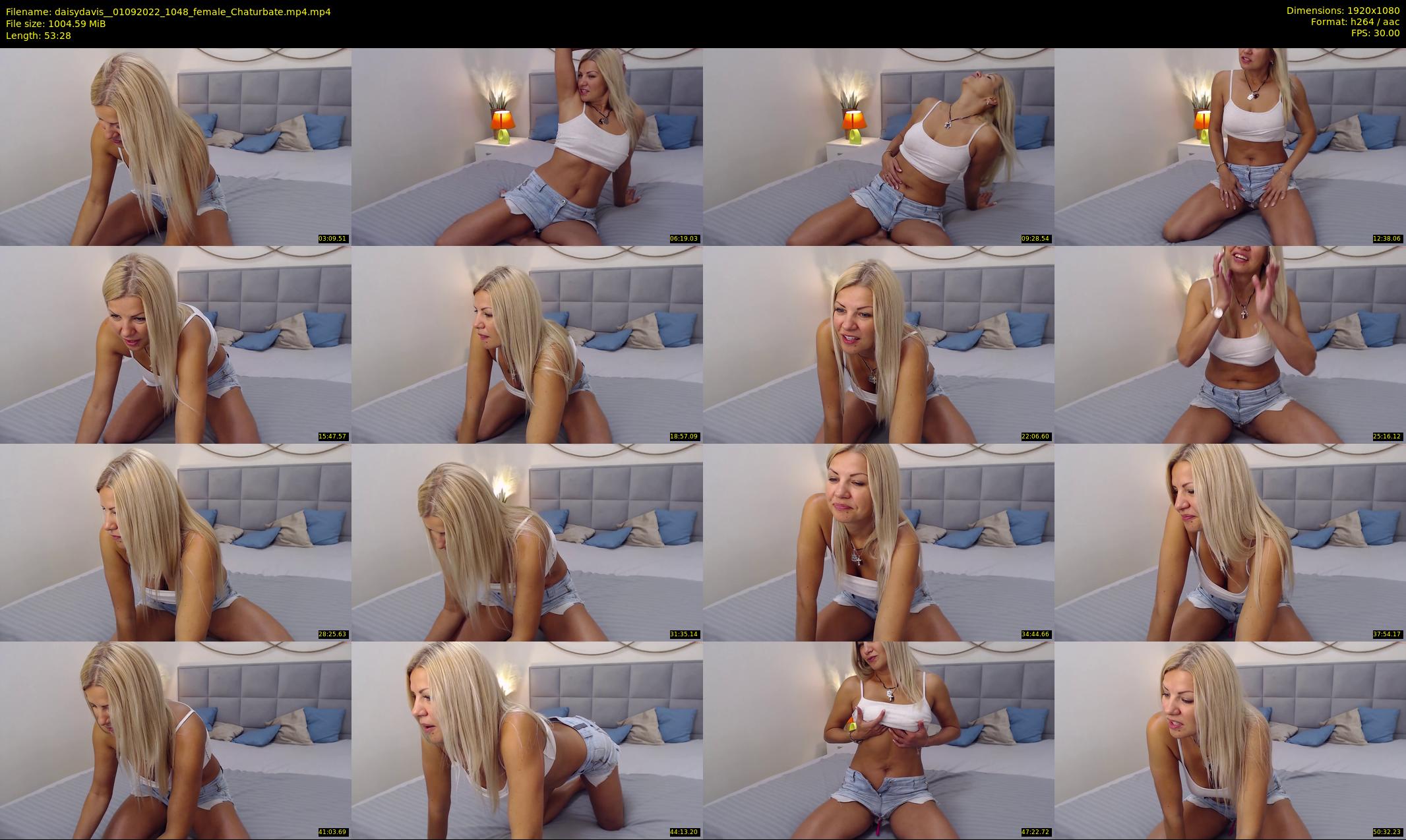 daisydavis_ — 54 minute Chaturbate female cam show recording, 1080p, Sep 1, 2022