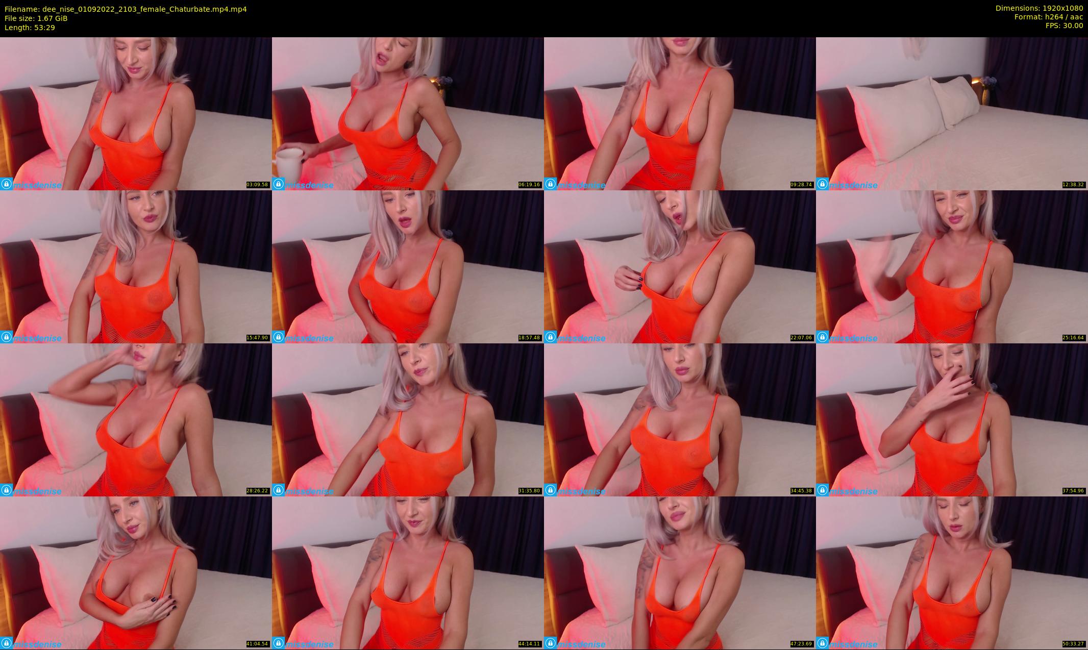 dee_nise — 54 minute Chaturbate female cam show recording, 1080p, Sep 1, 2022