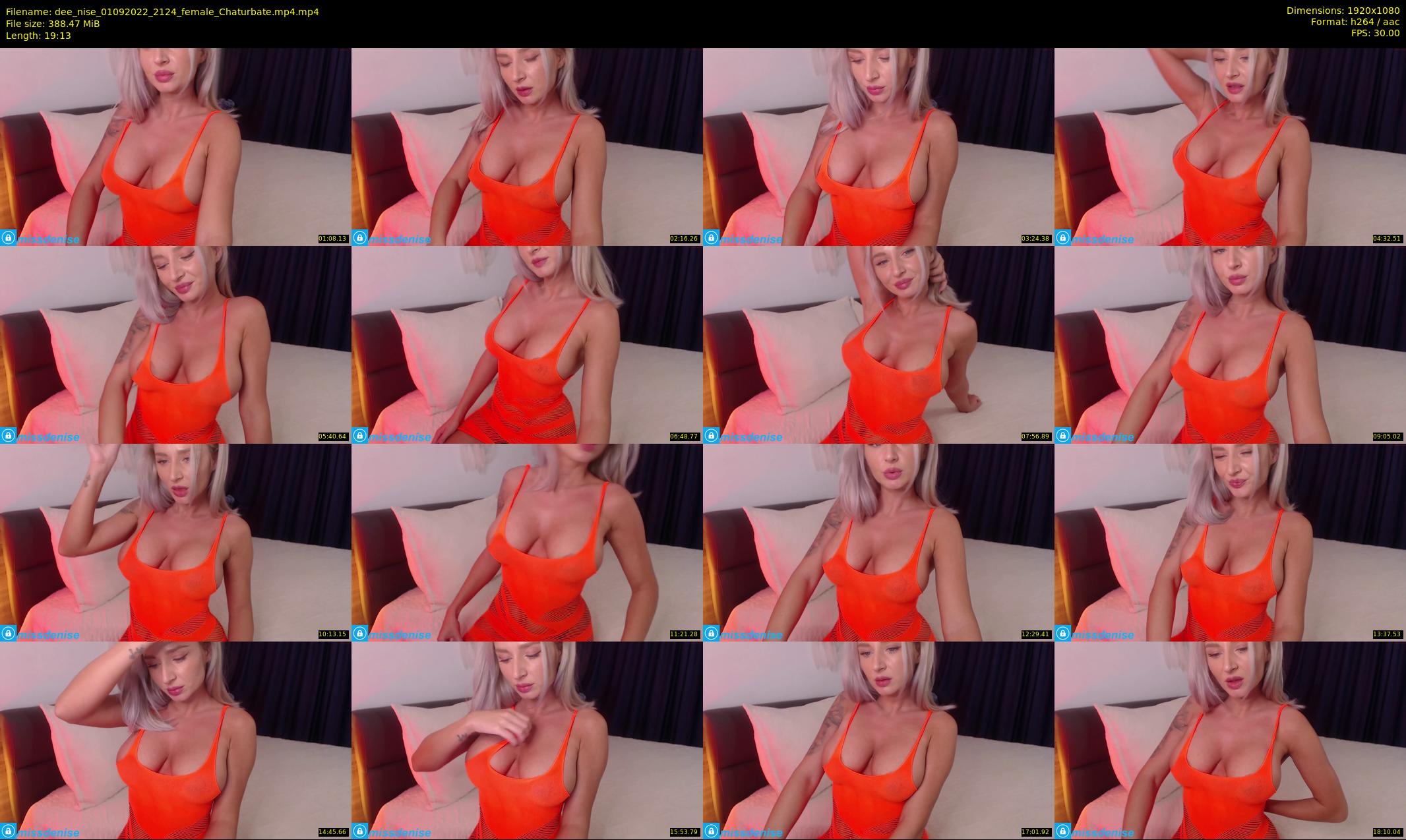 dee_nise — 20 minute Chaturbate female cam show recording, 1080p, Sep 1, 2022