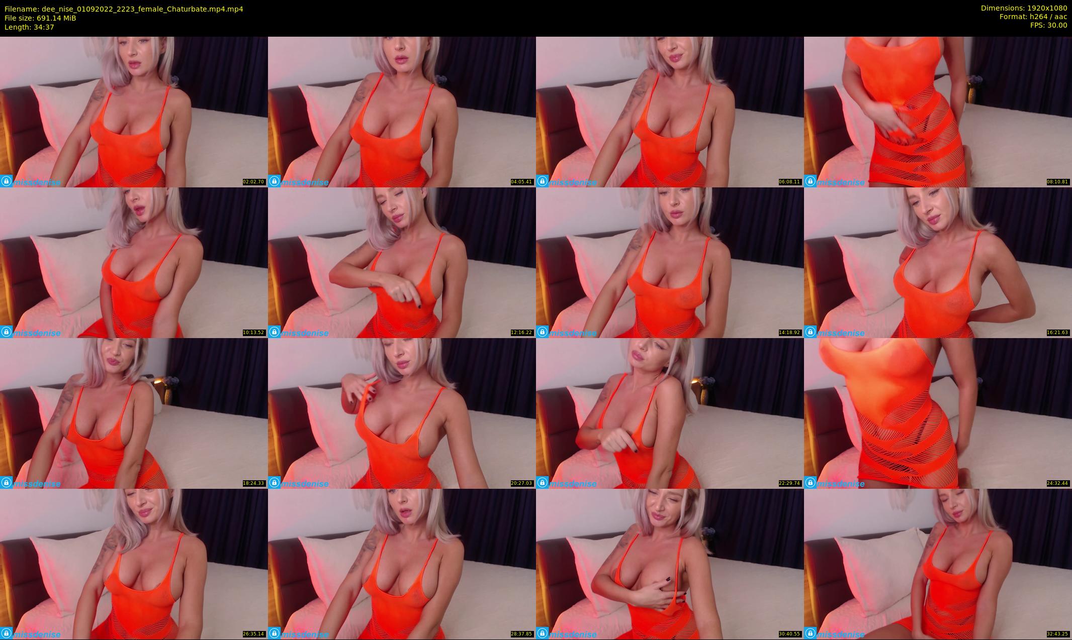 dee_nise — 35 minute Chaturbate female cam show recording, 1080p, Sep 1, 2022