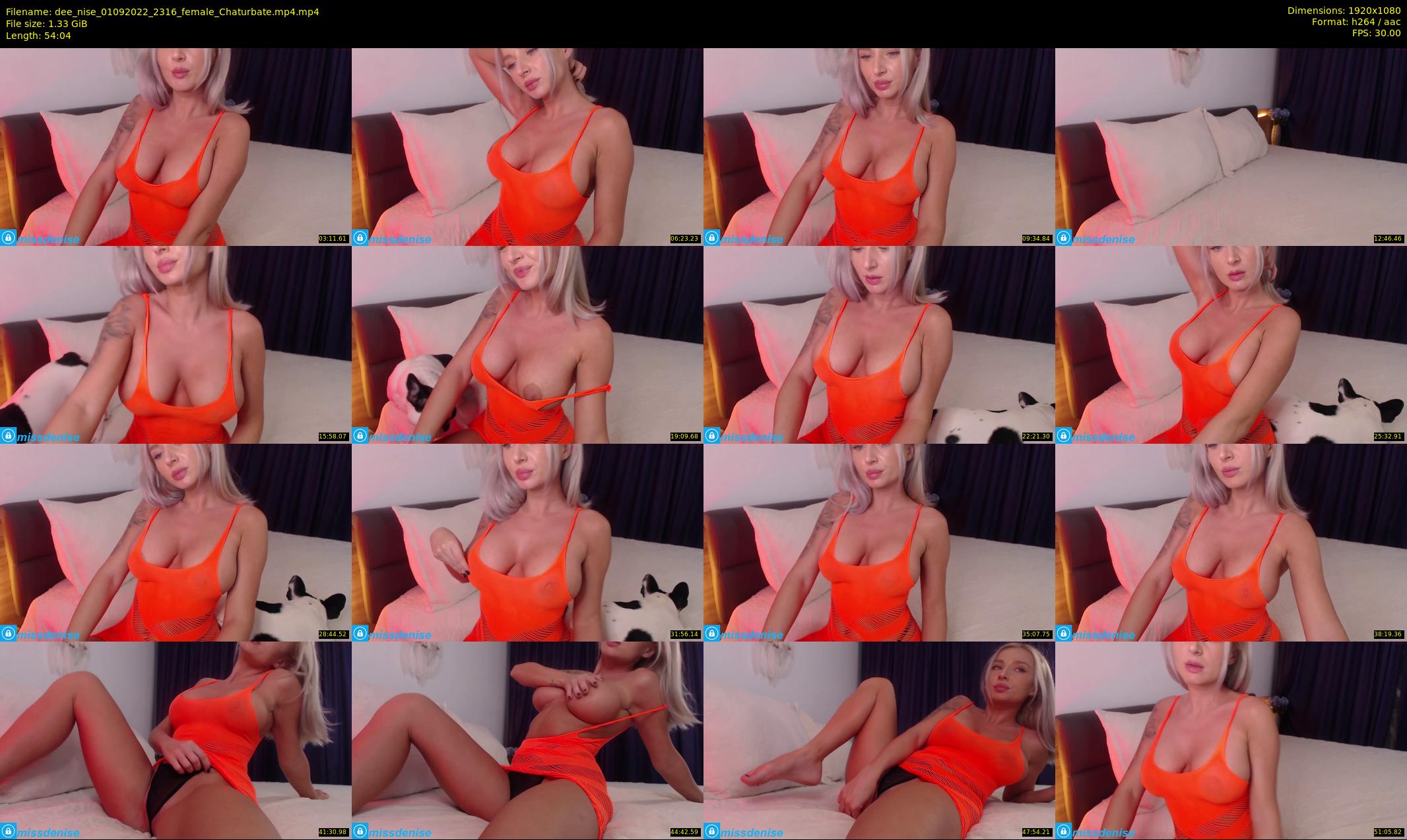 dee_nise — 55 minute Chaturbate female cam show recording, 1080p, Sep 1, 2022