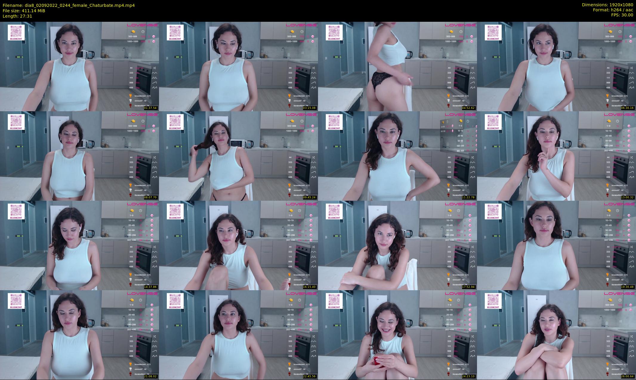 dia8 — 28 minute Chaturbate female cam show recording, 1080p, Sep 2, 2022