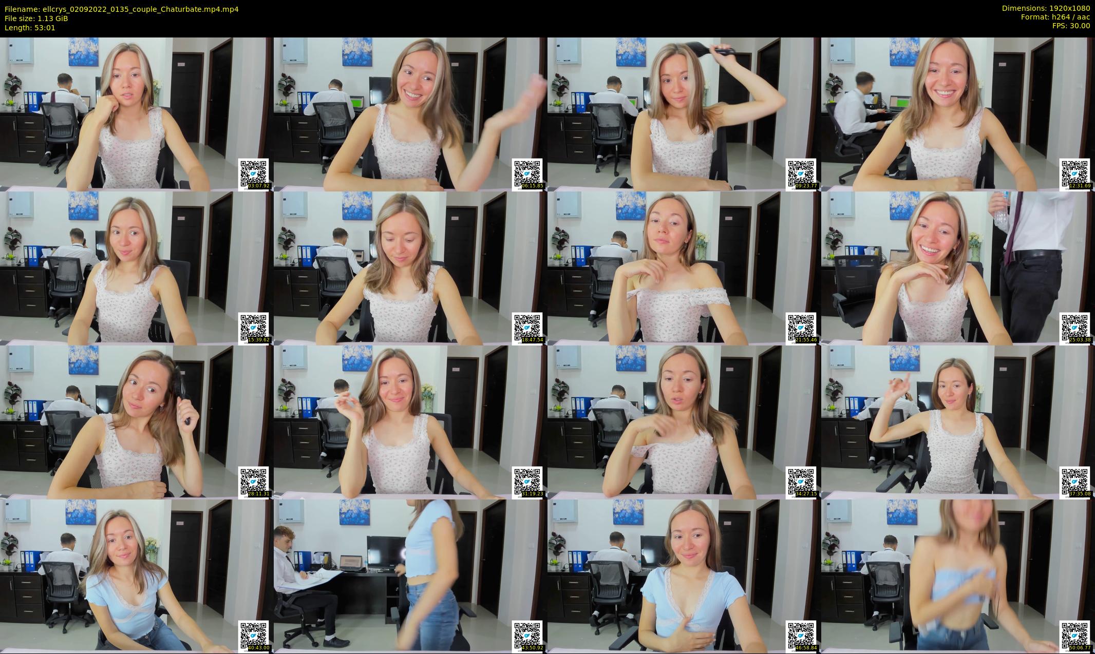 ellcrys — 54 minute Chaturbate couple cam show recording, 1080p, Sep 2, 2022