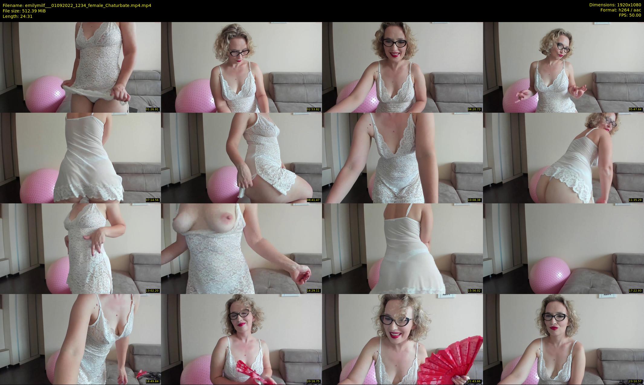 emilymilf__ — 25 minute Chaturbate female cam show recording, 1080p, Sep 1, 2022