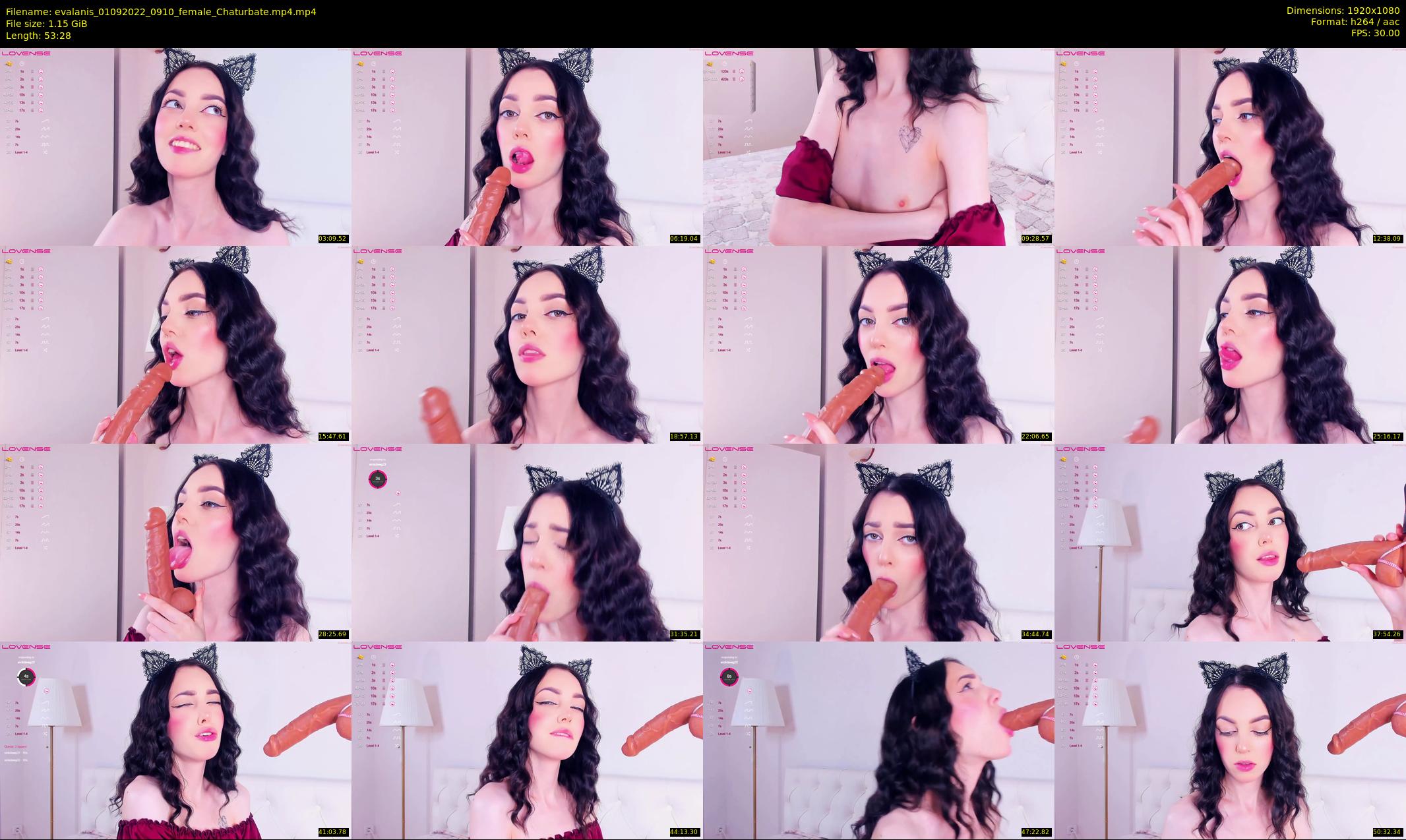 evalanis — 54 minute Chaturbate couple cam show recording, 1080p, Sep 1, 2022