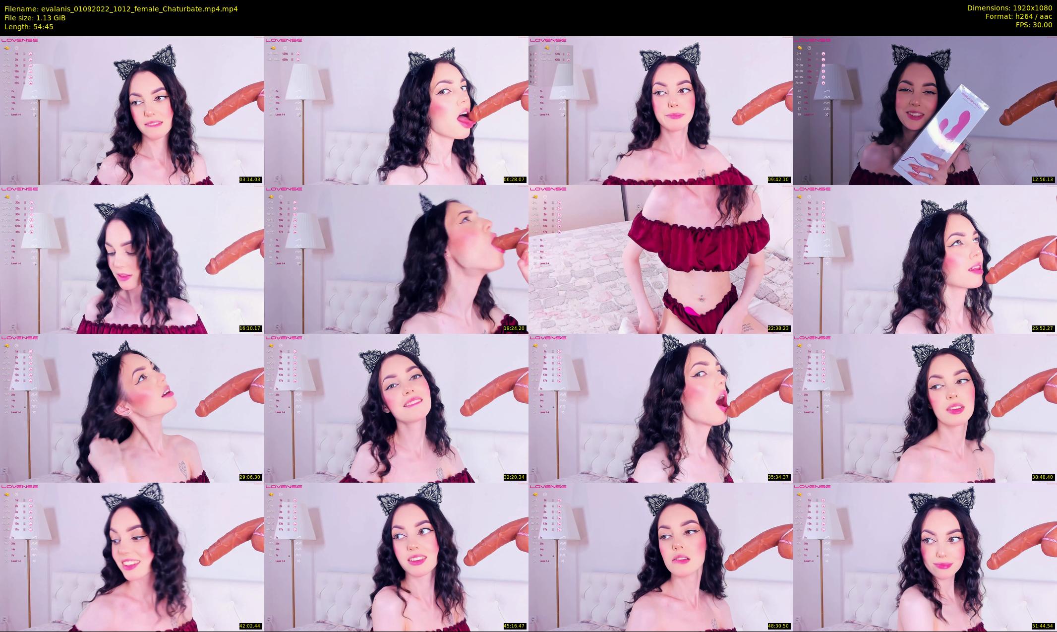 evalanis — 55 minute Chaturbate couple cam show recording, 1080p, Sep 1, 2022