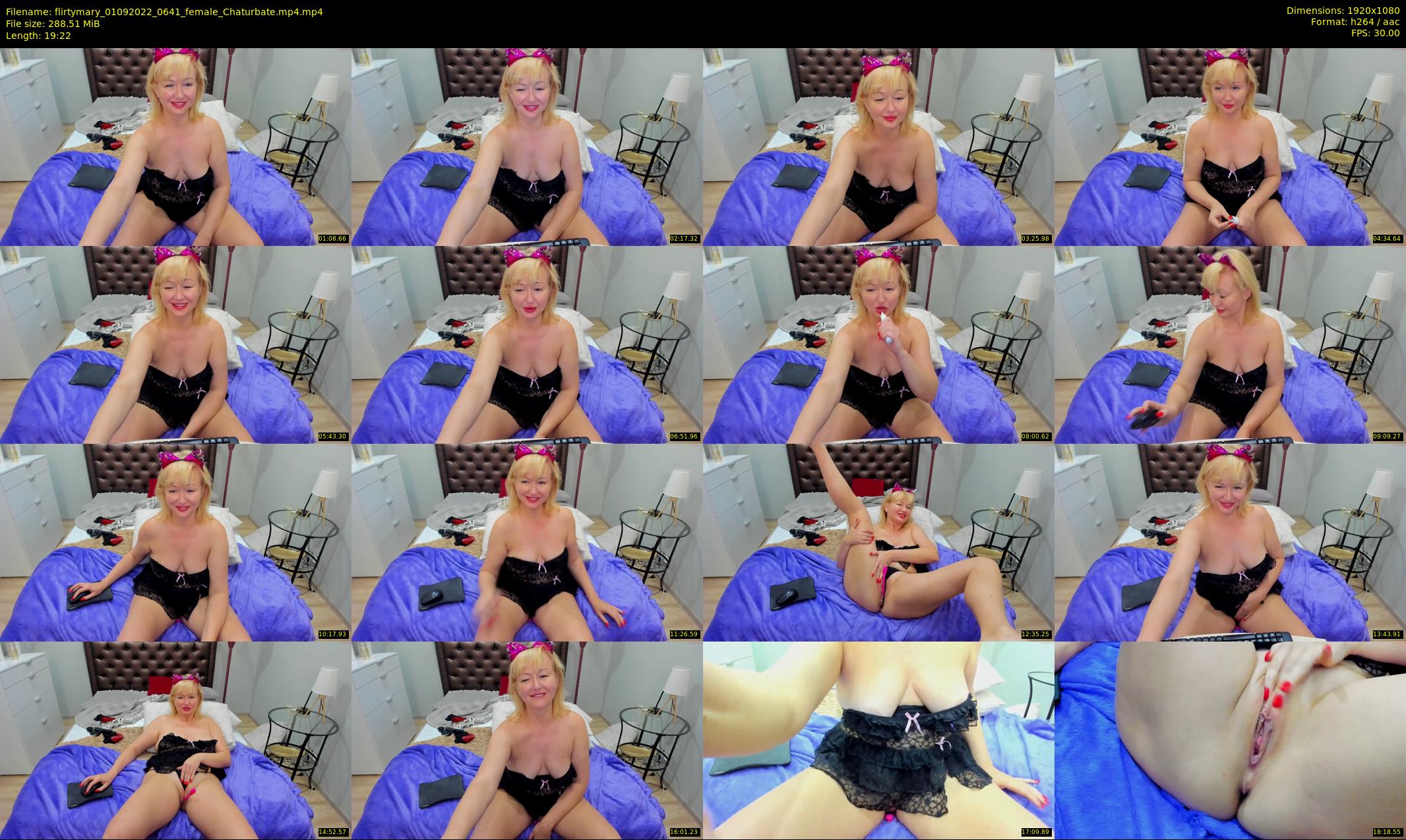 flirtymary — 20 minute Chaturbate female cam show recording, 1080p, Sep 1, 2022