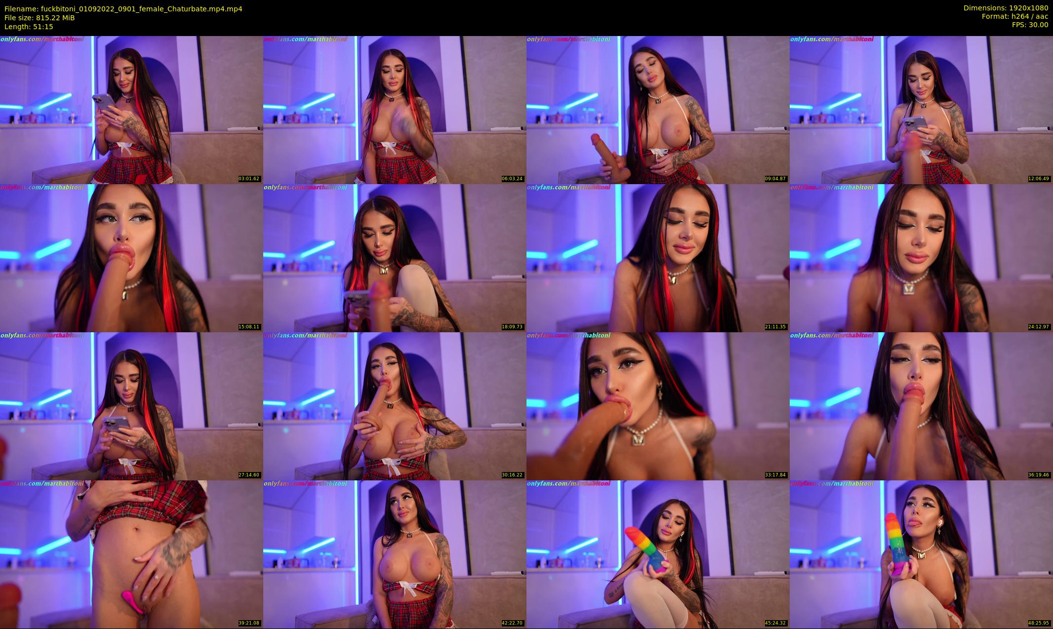 fuckbitoni — 52 minute Chaturbate couple cam show recording, 1080p, Sep 1, 2022