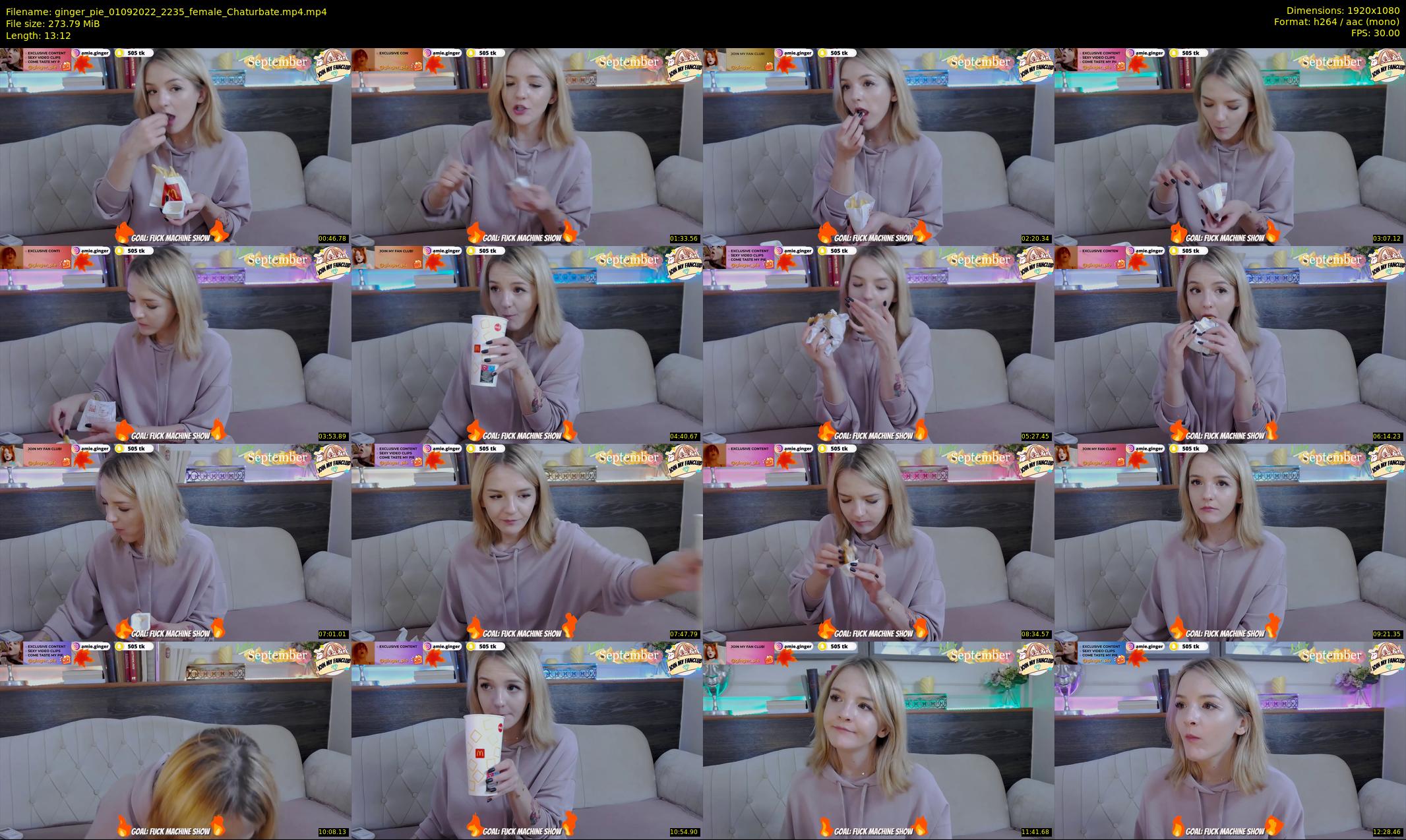 ginger_pie — 14 minute Chaturbate female cam show recording, 1080p, Sep 1, 2022