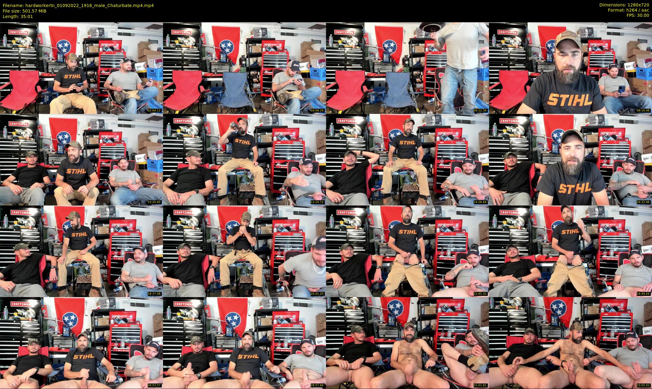 hardworkertn — 36 minute Chaturbate male cam show recording, 720p, Sep 1, 2022