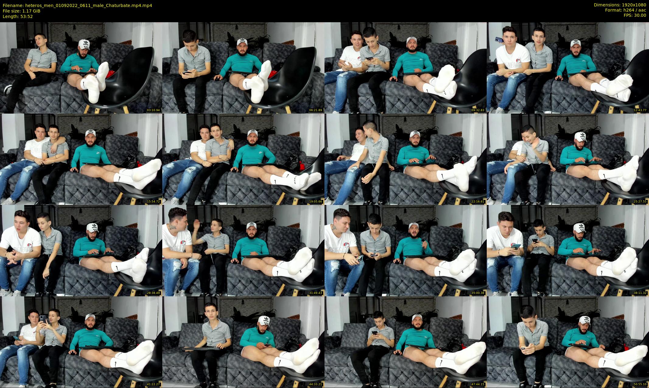 heteros_men — 54 minute Chaturbate male cam show recording, 1080p, Sep 1, 2022