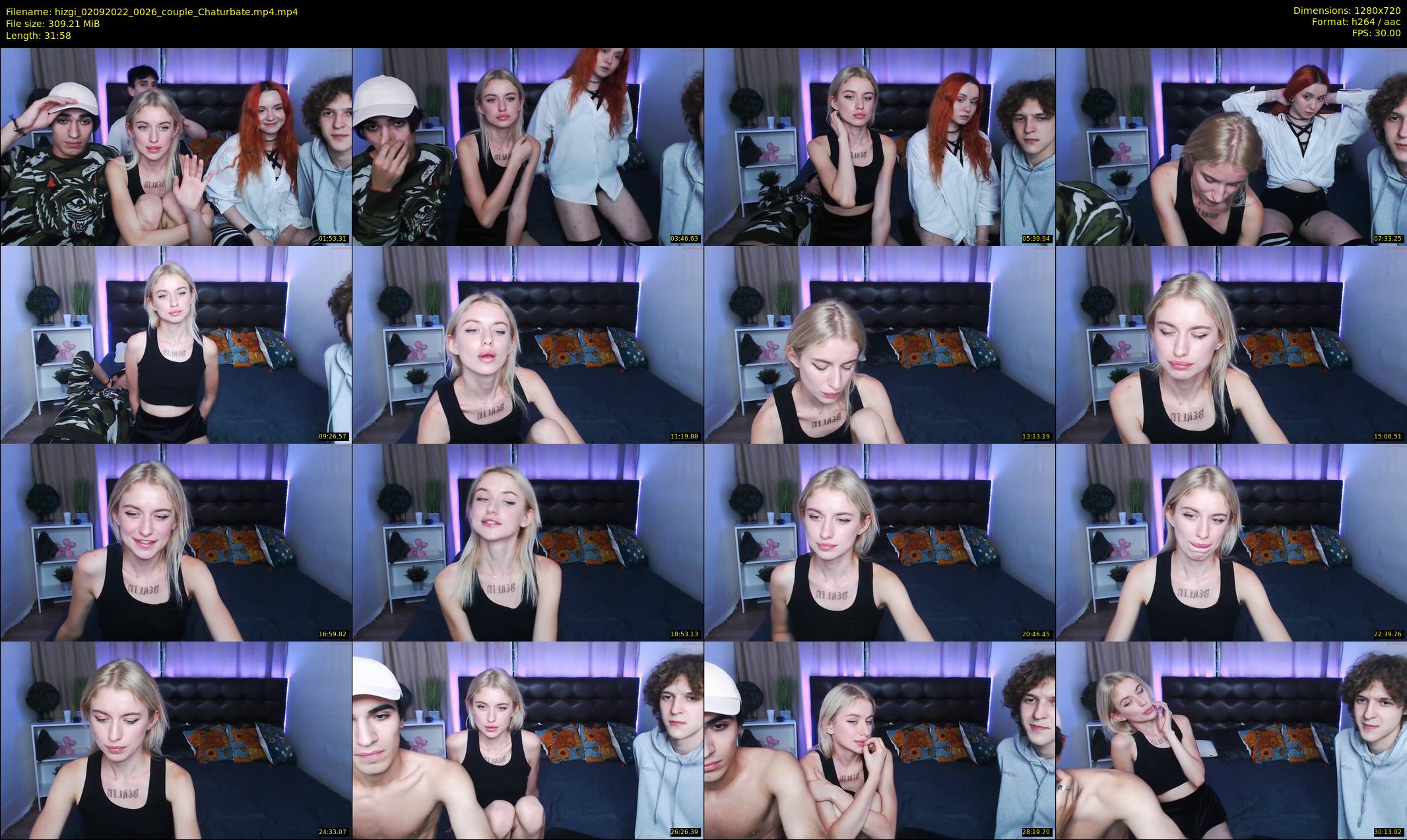 hizgi — 32 minute Chaturbate couple cam show recording, 720p, Sep 2, 2022