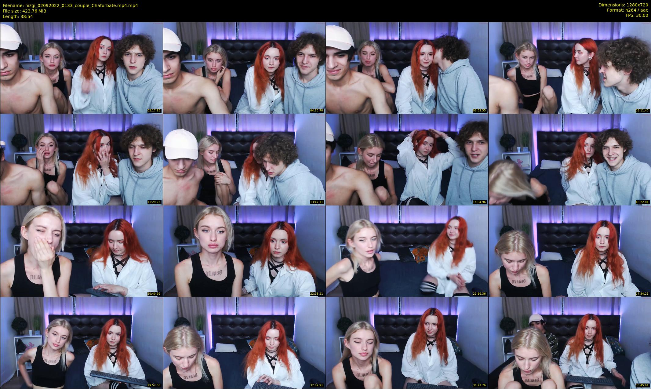 hizgi — 39 minute Chaturbate couple cam show recording, 720p, Sep 2, 2022