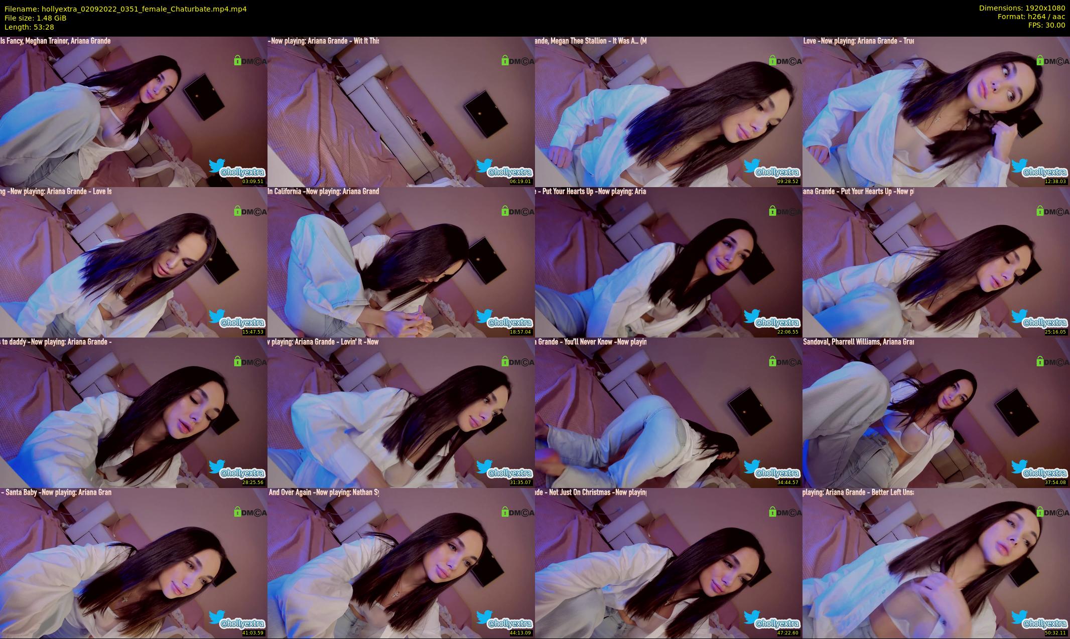 hollyextra — 54 minute Chaturbate female cam show recording, 1080p, Sep 2, 2022