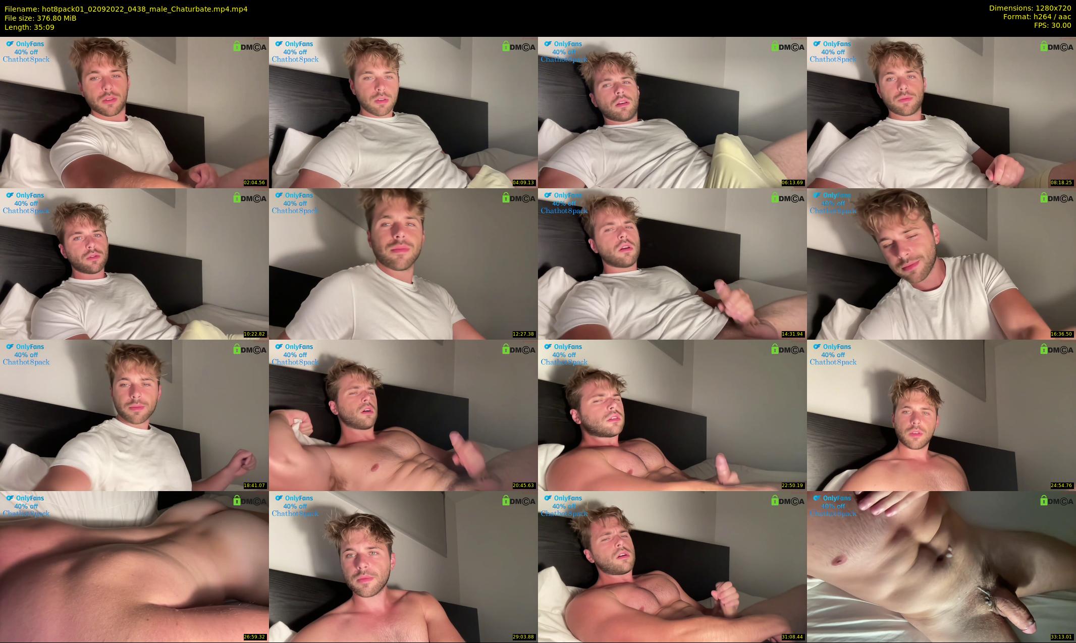 hot8pack01 — 36 minute Chaturbate male cam show recording, 720p, Sep 2, 2022