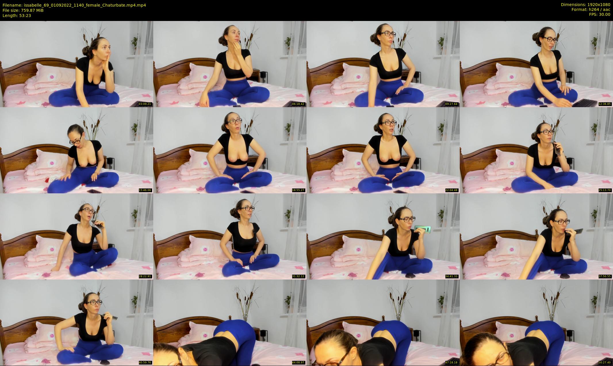 issabelle_69 — 54 minute Chaturbate couple cam show recording, 1080p, Sep 1, 2022