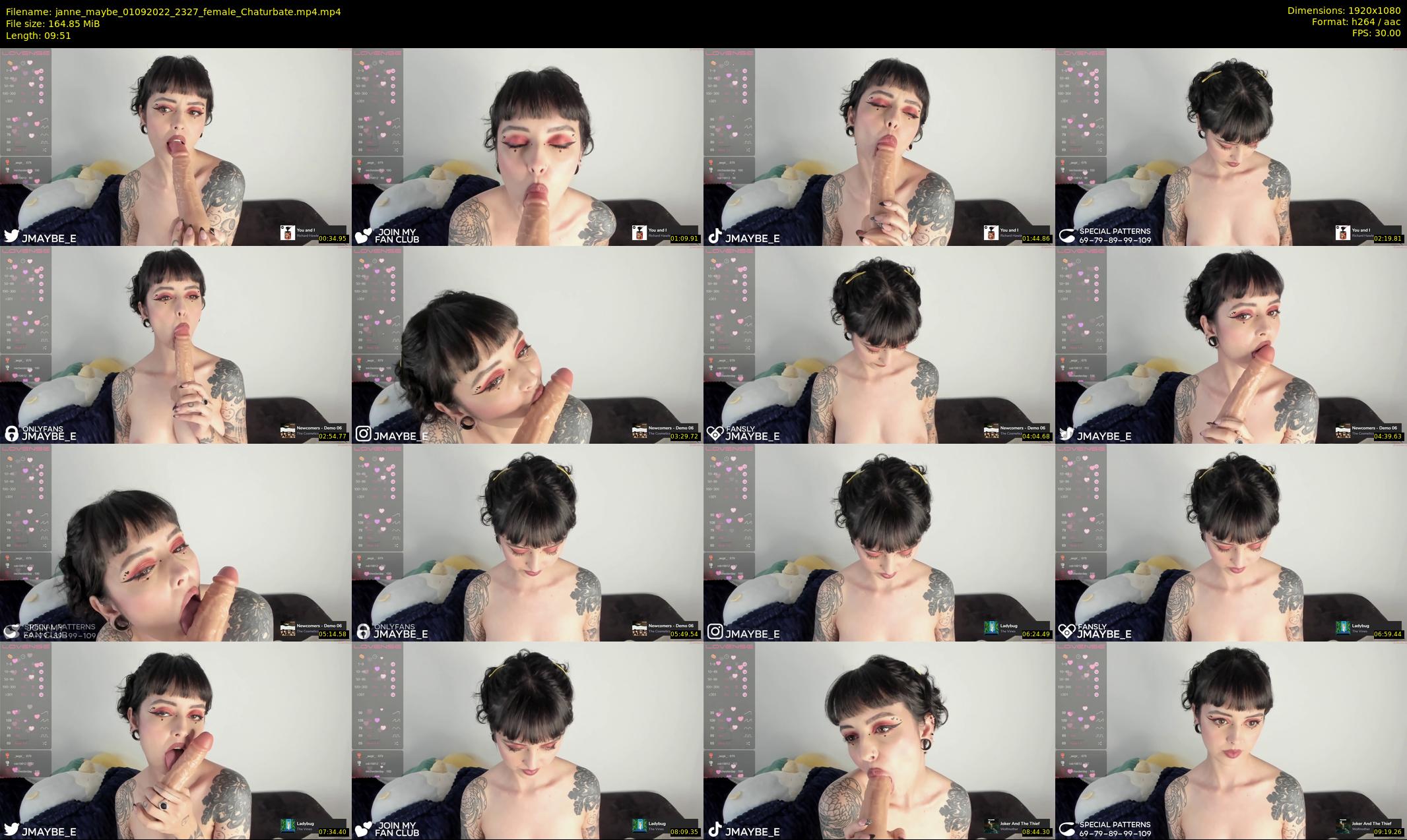 janne_maybe — 10 minute Chaturbate female cam show recording, 1080p, Sep 1, 2022