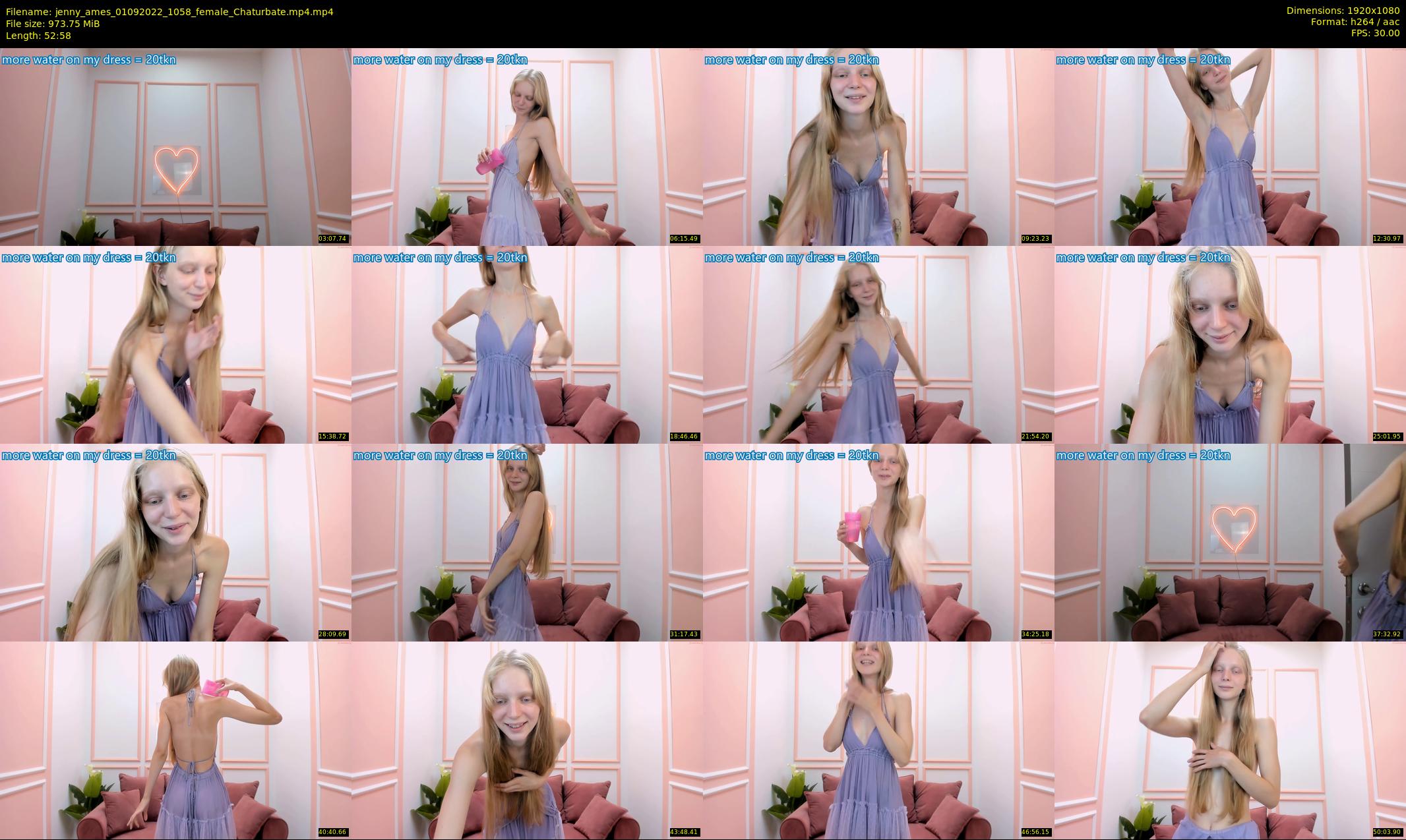 jenny_ames — 53 minute Chaturbate female cam show recording, 1080p, Sep 1, 2022