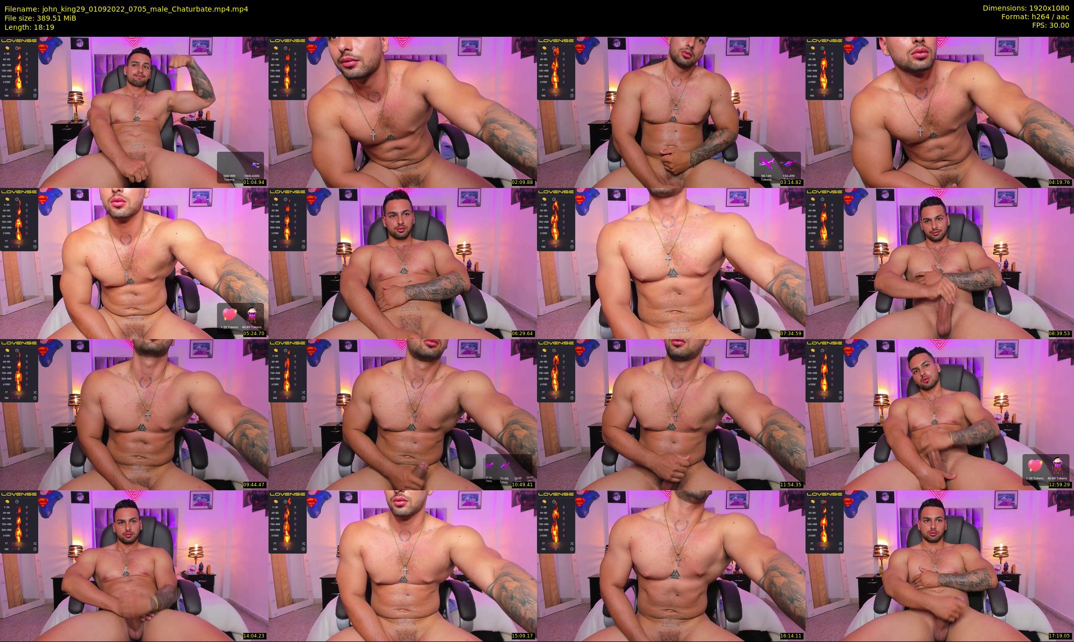 john_king29 — 19 minute Chaturbate male cam show recording, 1080p, Sep 1, 2022