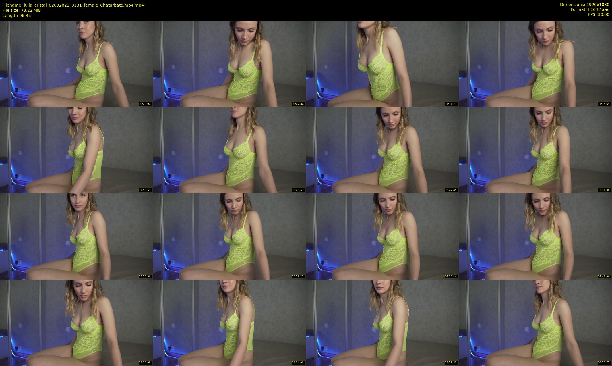 julia_cristal — 7 minute Chaturbate female cam show recording, 1080p, Sep 2, 2022