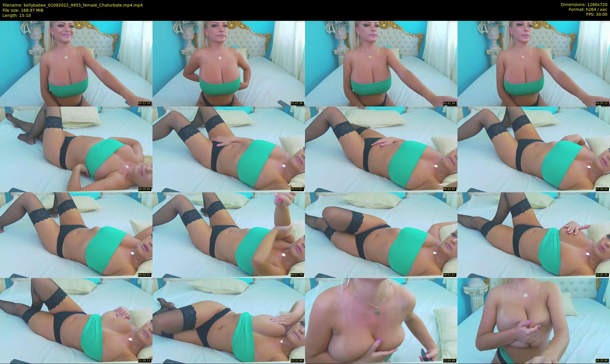 kellybabee — 16 minute Chaturbate female cam show recording, 720p, Sep 1, 2022