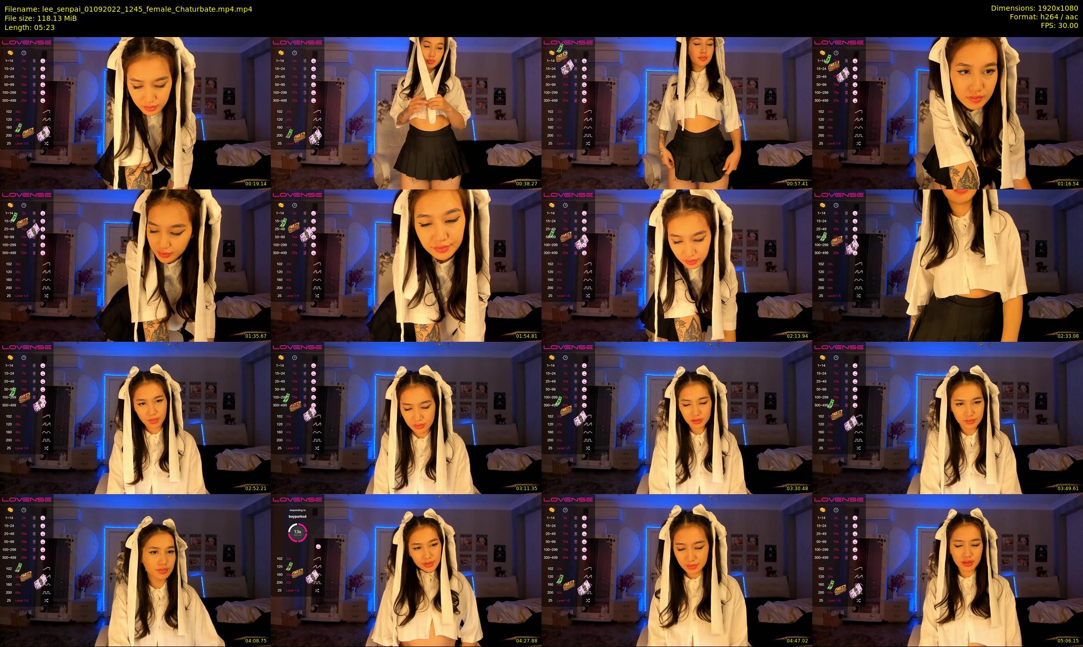 lee_senpai — 6 minute Chaturbate female cam show recording, 1080p, Sep 1, 2022