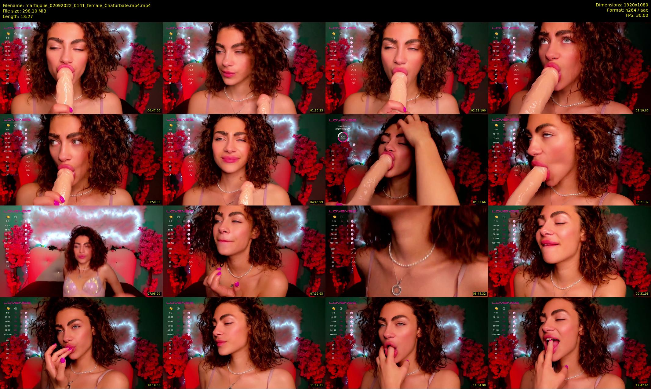 martajolie — 14 minute Chaturbate female cam show recording, 1080p, Sep 2, 2022