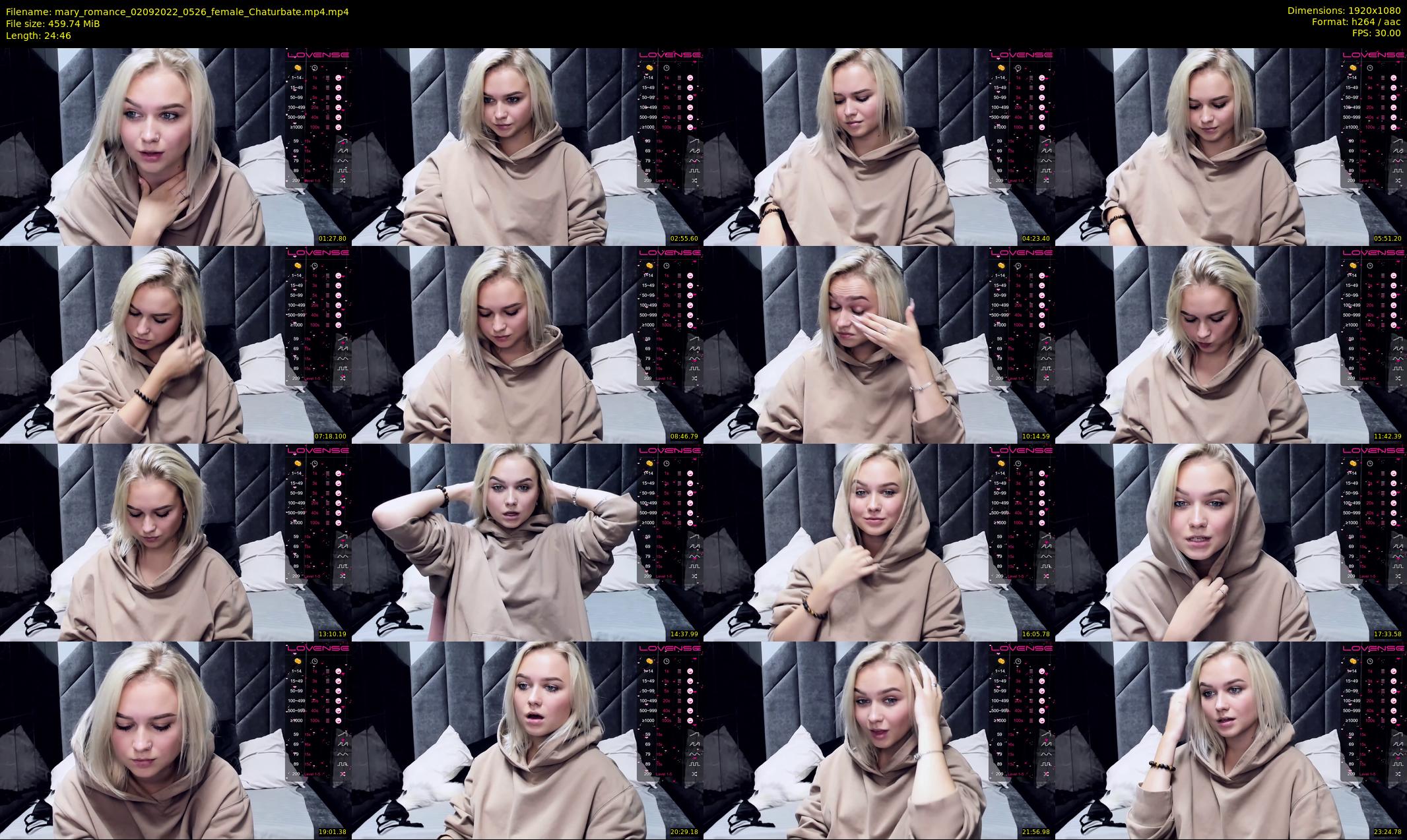 mary_romance — 25 minute Chaturbate female cam show recording, 1080p, Sep 2, 2022