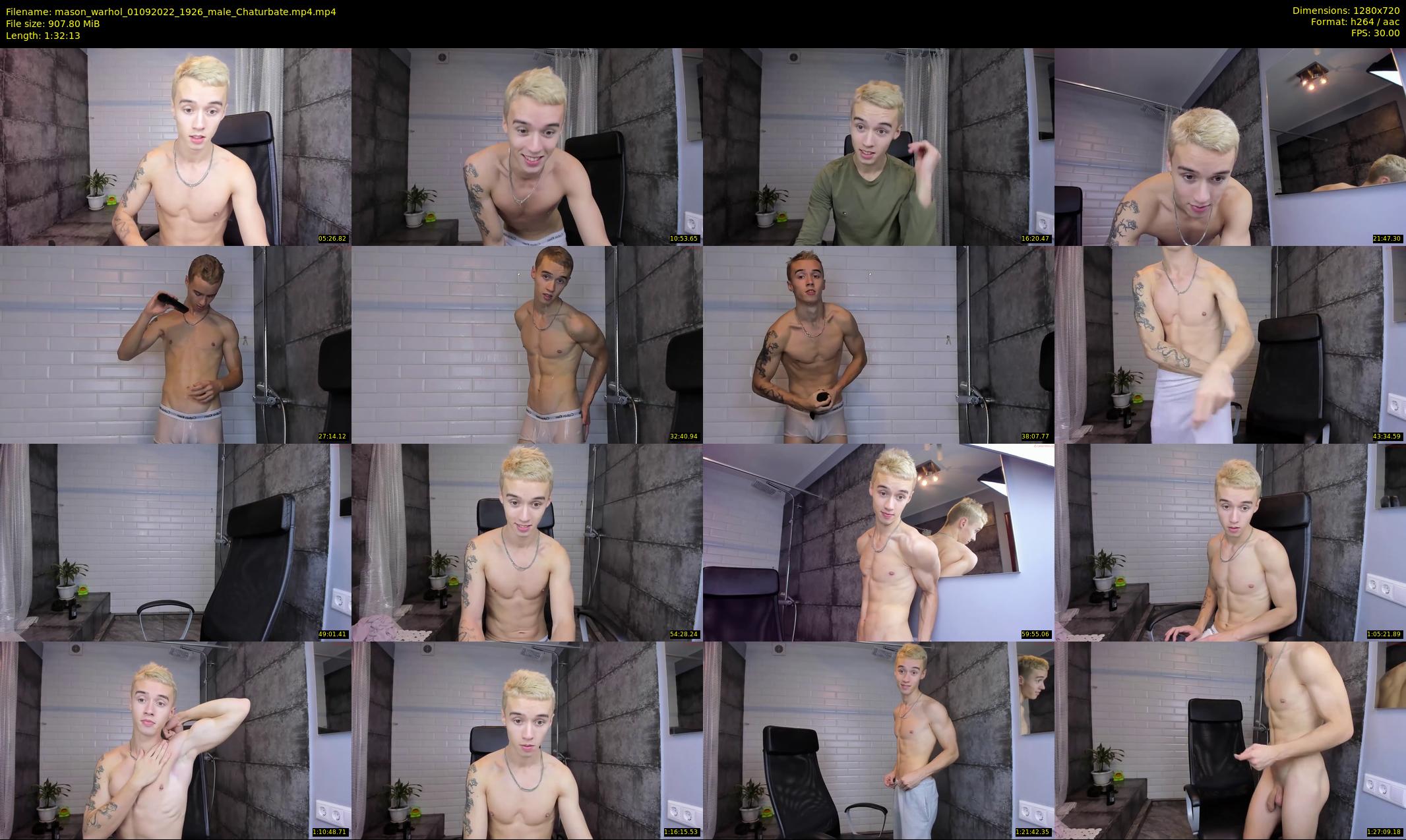 mason_warhol — 93 minute Chaturbate male cam show recording, 720p, Sep 1, 2022