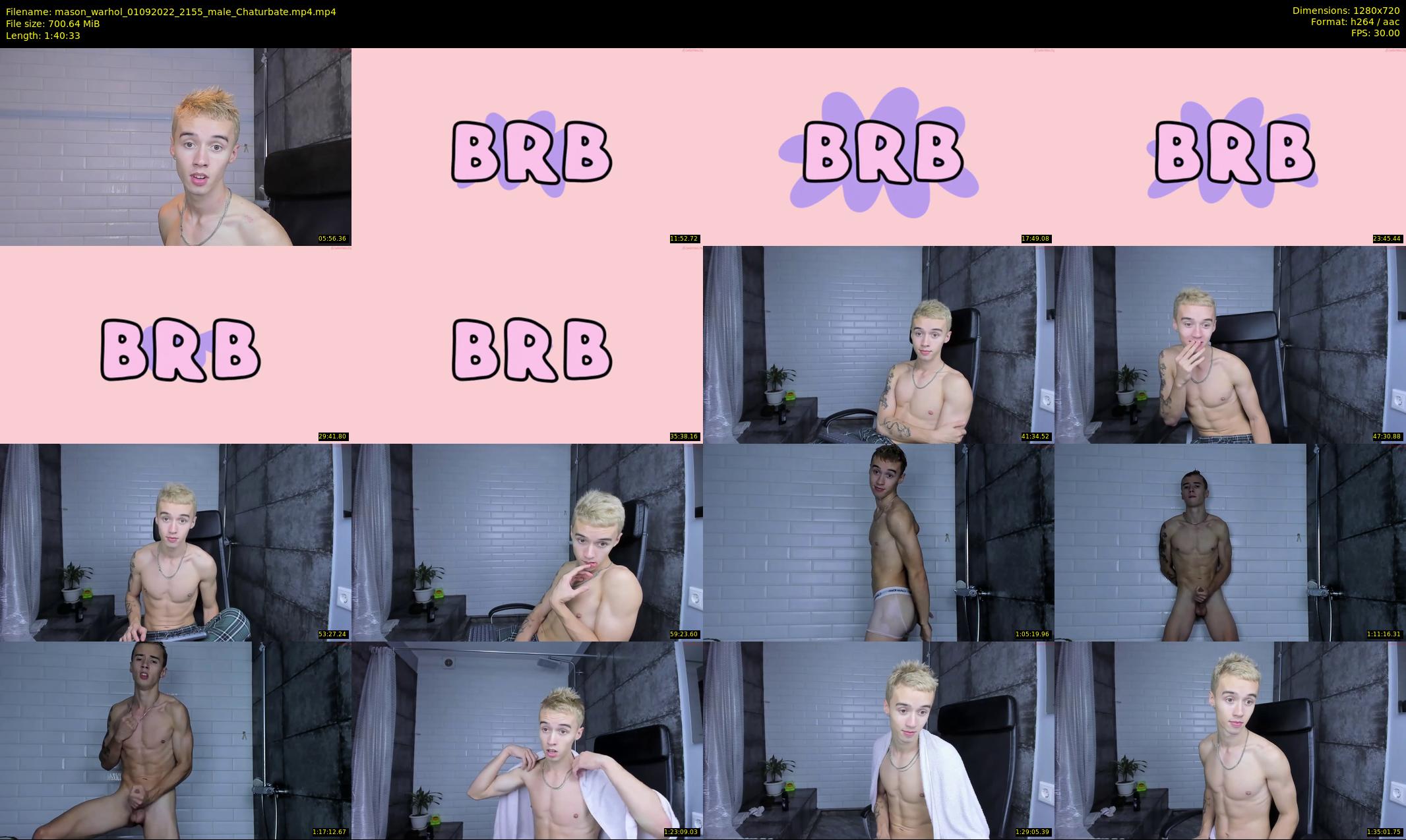 mason_warhol — 101 minute Chaturbate male cam show recording, 720p, Sep 1, 2022