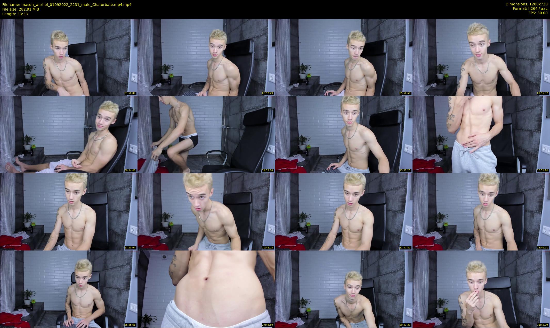 mason_warhol — 34 minute Chaturbate male cam show recording, 720p, Sep 1, 2022