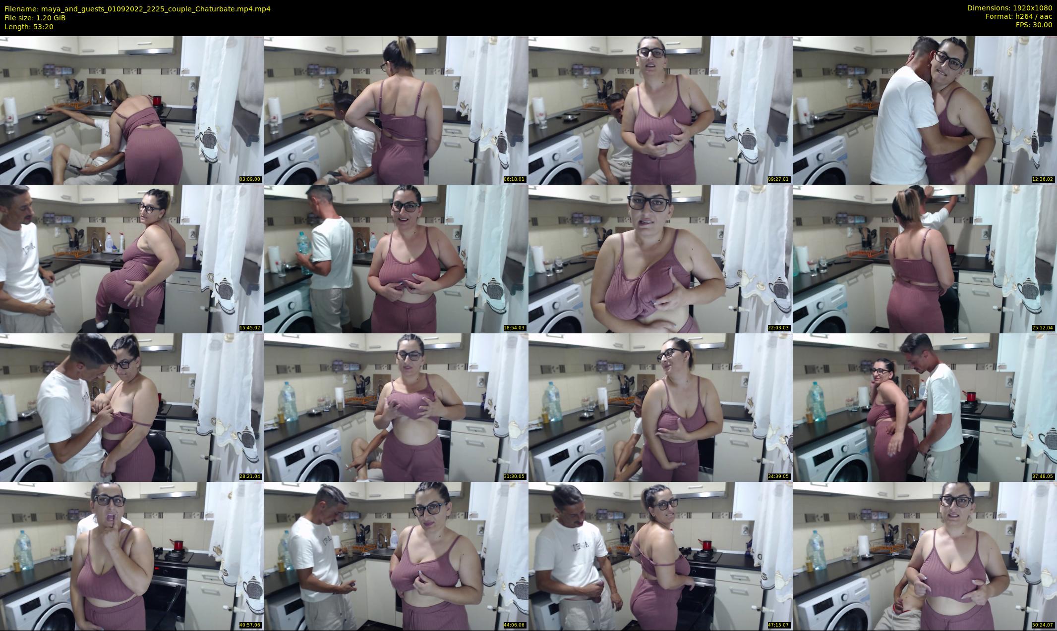maya_and_guests — 54 minute Chaturbate couple cam show recording, 1080p, Sep 1, 2022