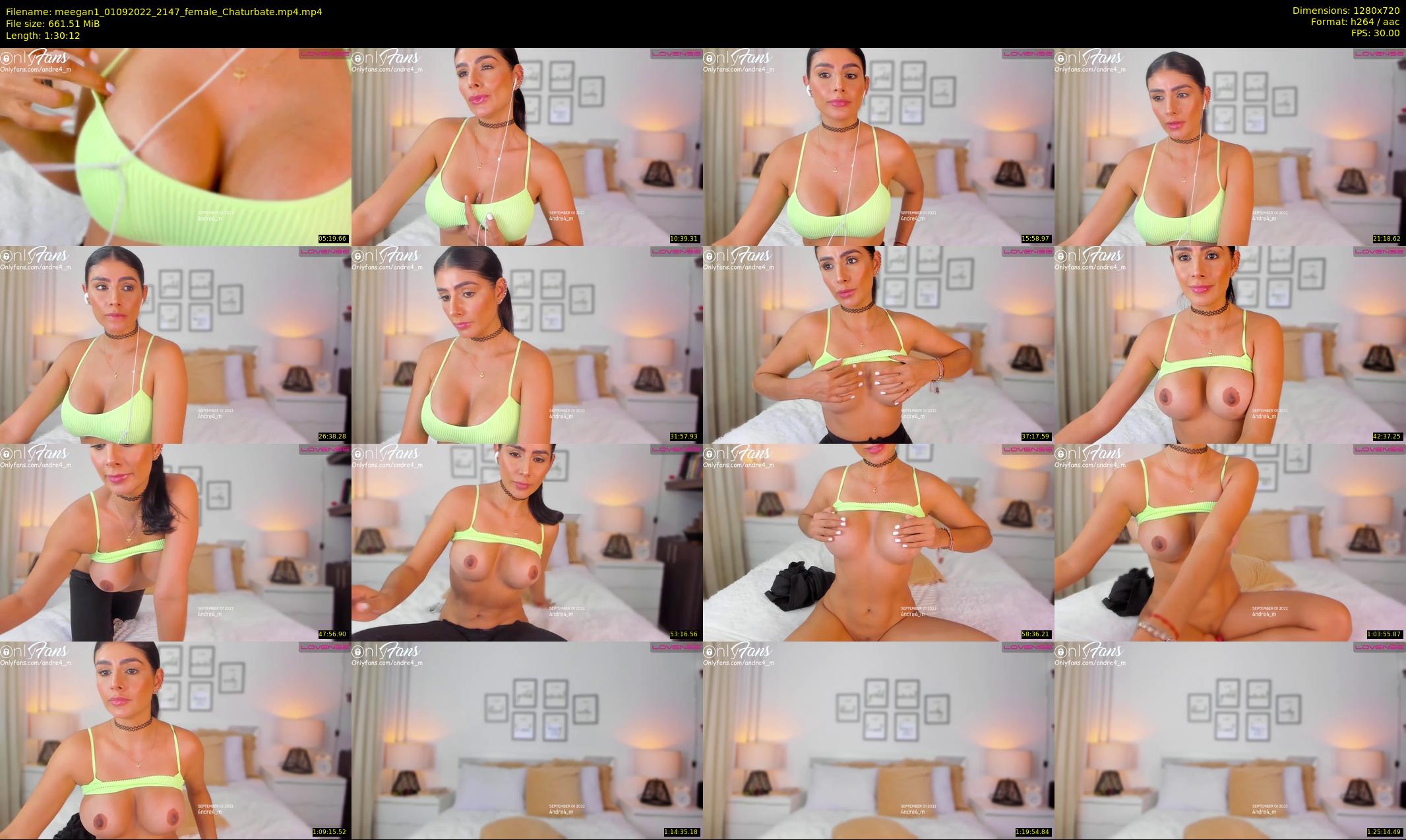 meegan1 — 91 minute Chaturbate female cam show recording, 720p, Sep 1, 2022