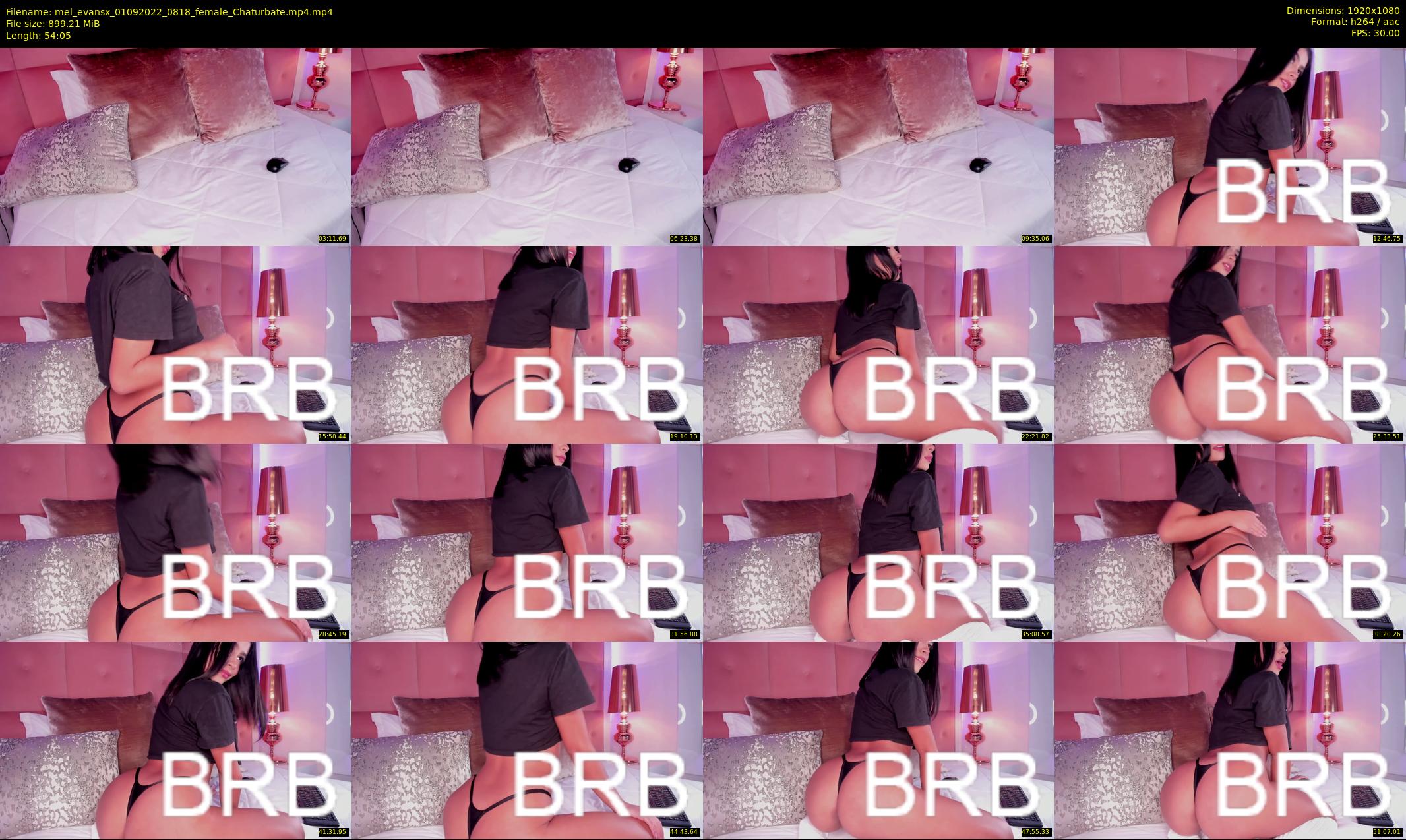 mel_evansx — 55 minute Chaturbate female cam show recording, 1080p, Sep 1, 2022